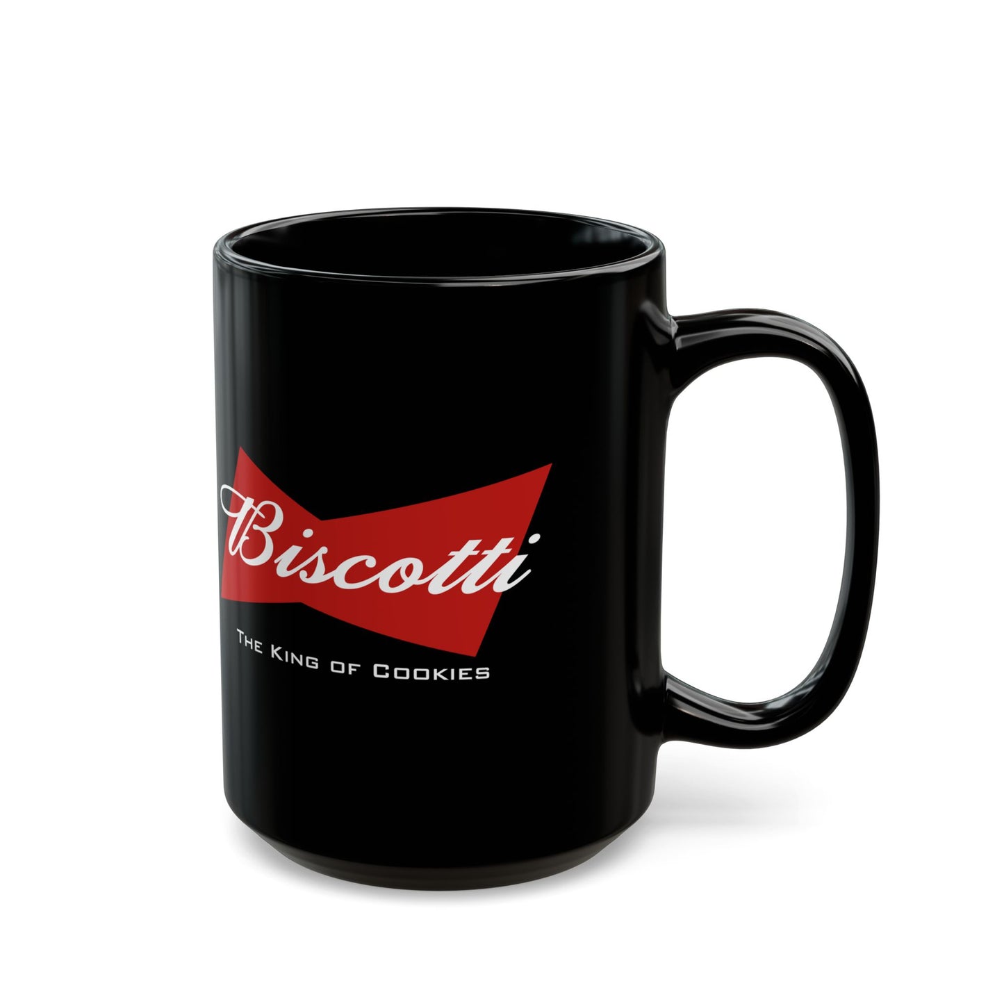 Biscotti King of Cookies Black Mug (11oz, 15oz)