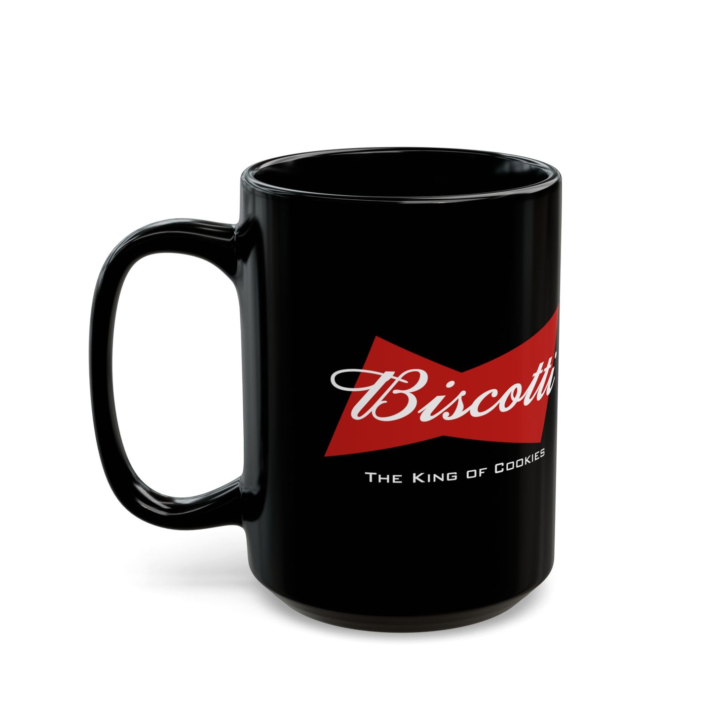 Biscotti King of Cookies Black Mug (11oz, 15oz)