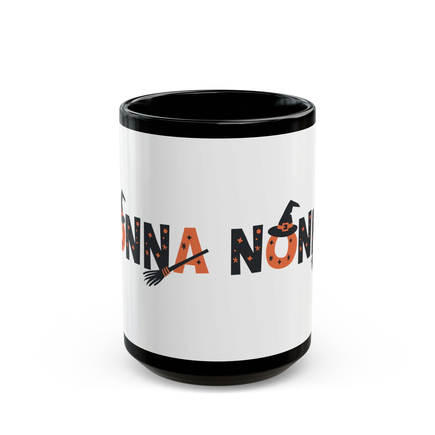 Nonna Witch Halloween Black Mug (11oz, 15oz)