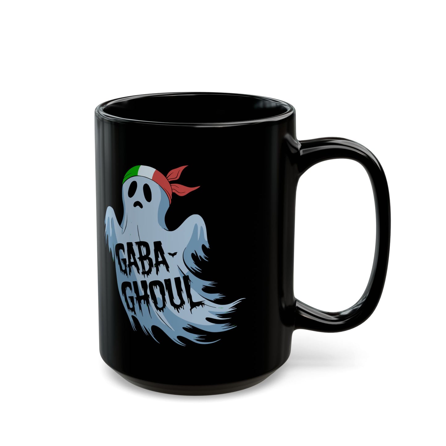 Halloween Gabaghoul Ghost Black Mug (11oz, 15oz)