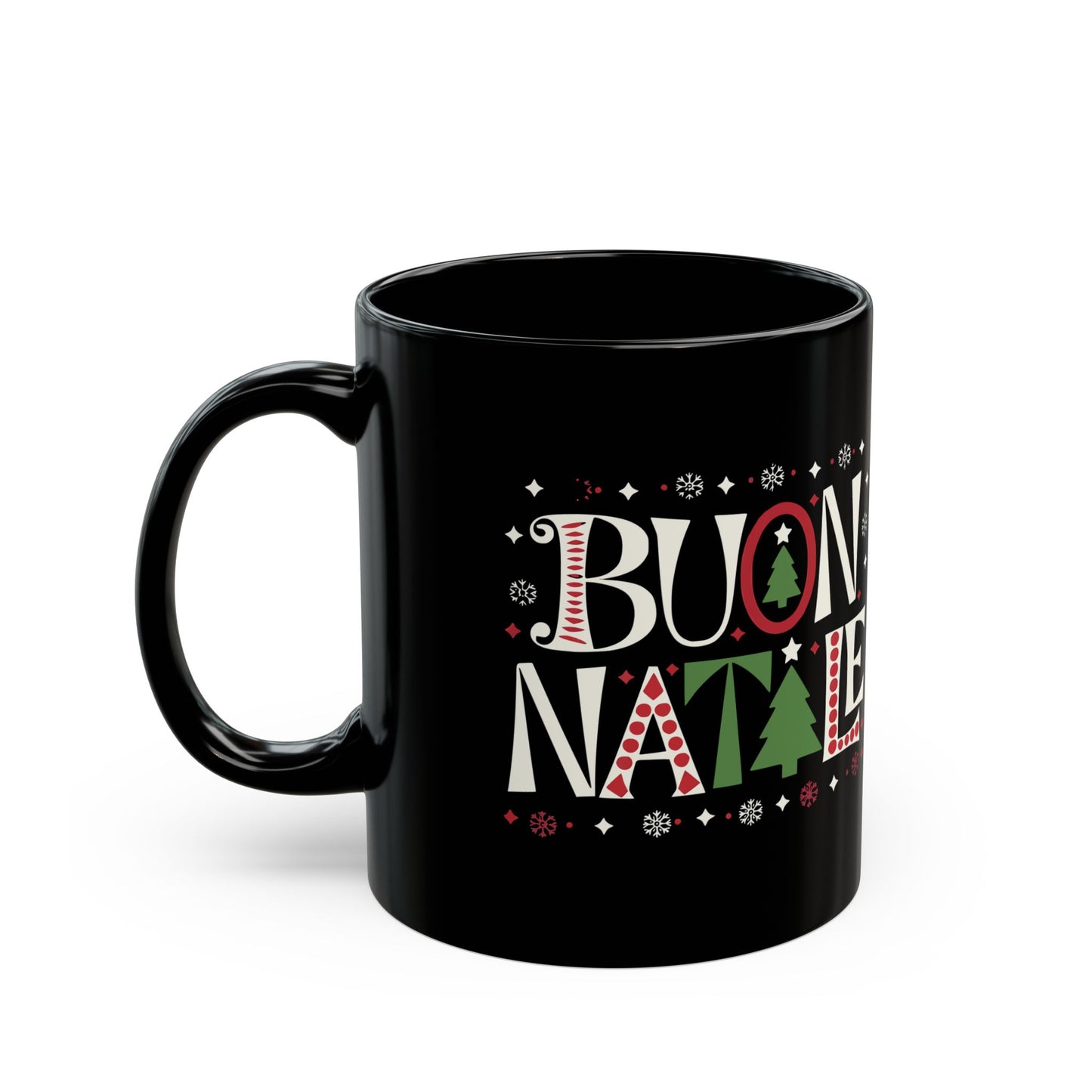 Buon Natale Black Mug (11oz, 15oz)