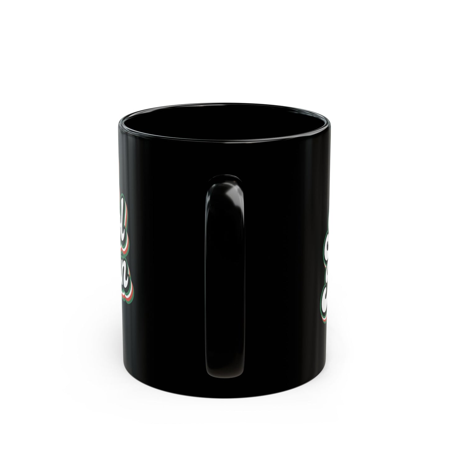 Old School Italian Black Mug (11oz, 15oz)