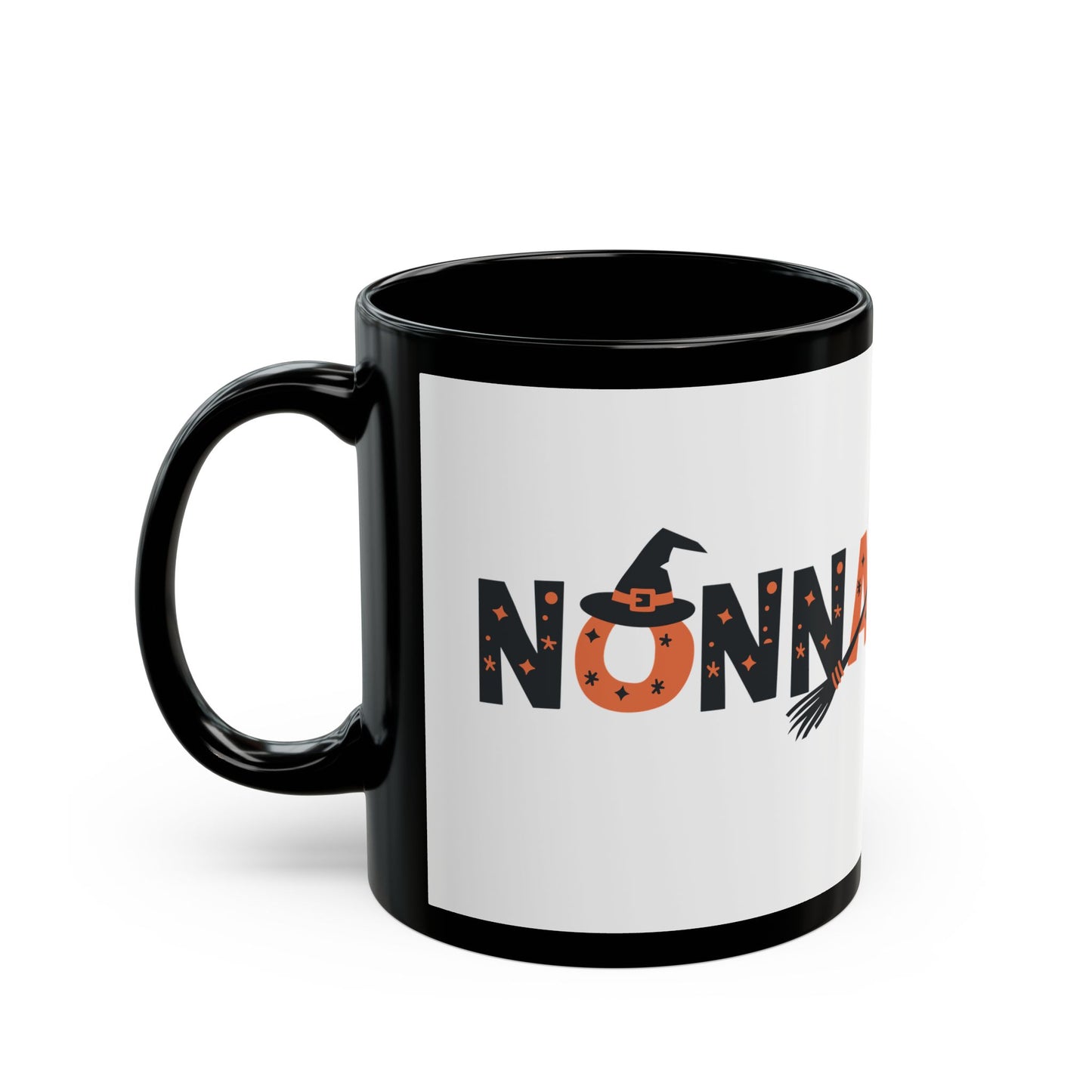 Nonna Witch Halloween Black Mug (11oz, 15oz)