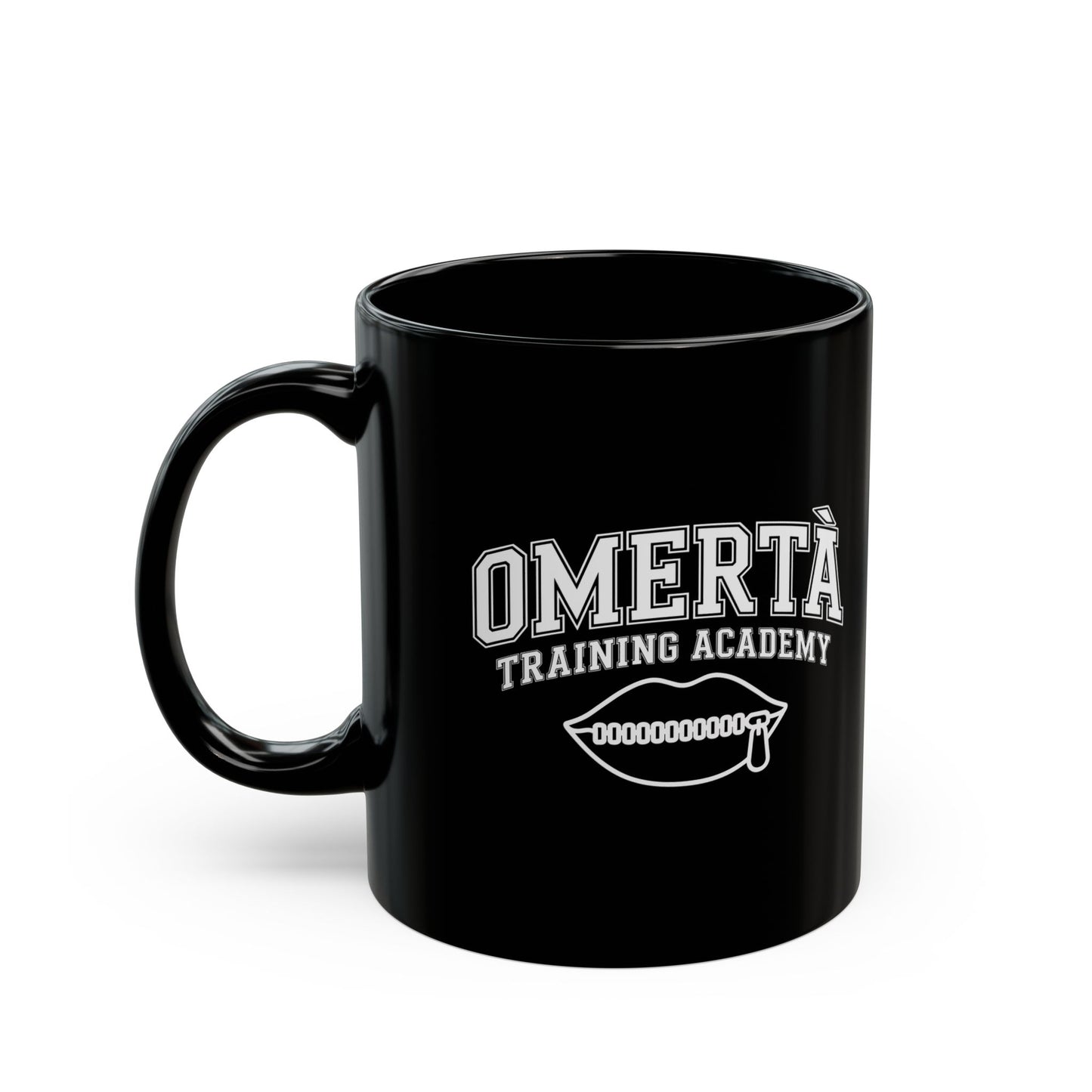 Omertà Training Academy Black Mug (11oz, 15oz)