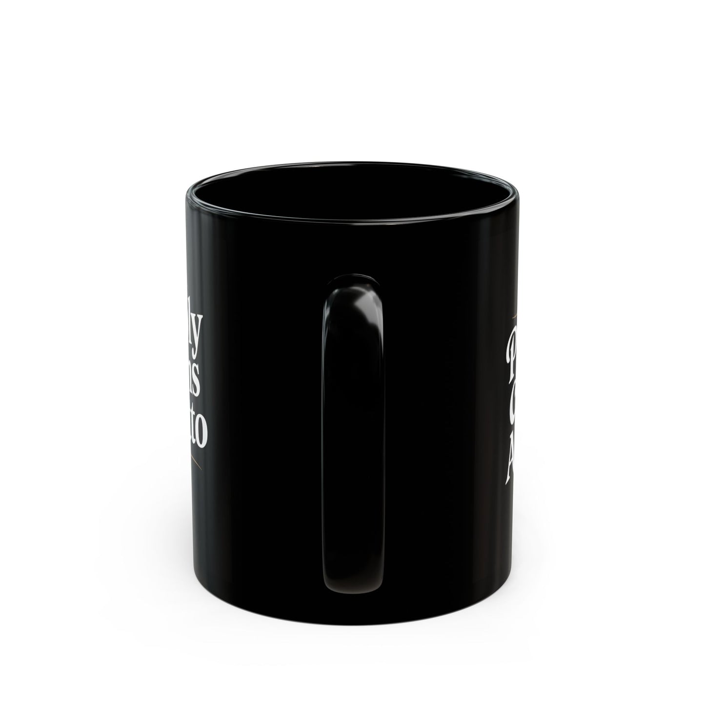 Probably Contains Amaretto Black Mug (11oz, 15oz)