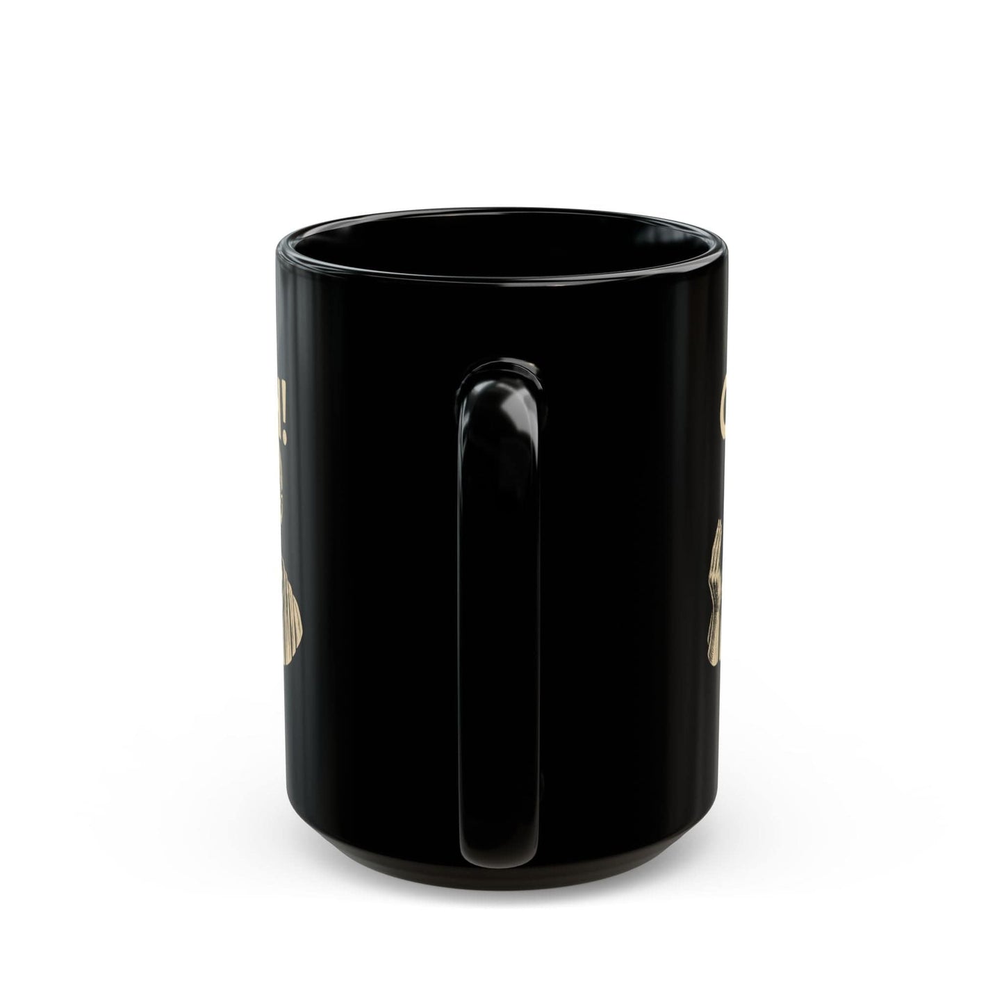 Julius Caesar Oh Hand Gesture Quote Black Mug (11oz, 15oz)