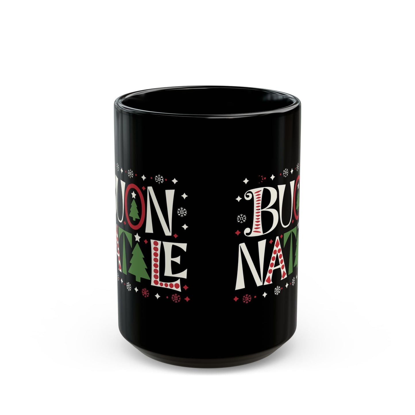 Buon Natale Black Mug (11oz, 15oz)
