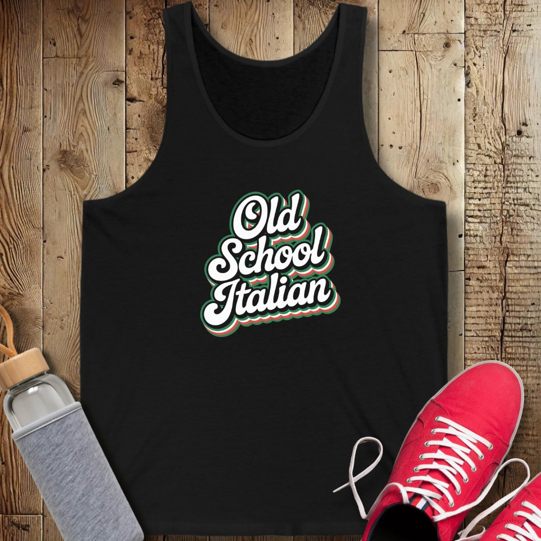 Retro Old School Italian Unisex Jersey Tank