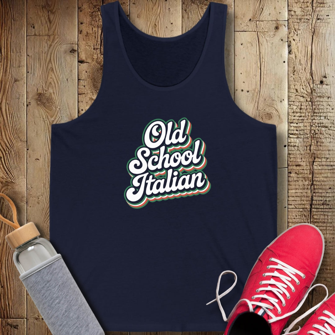 Retro Old School Italian Unisex Jersey Tank