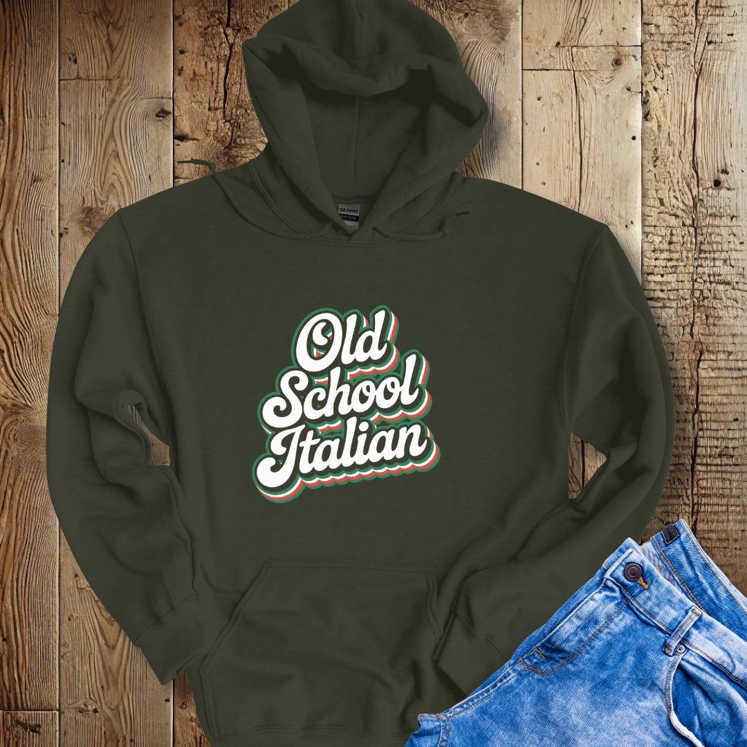 Retro Old School Italian Hoodie Sweatshirt
