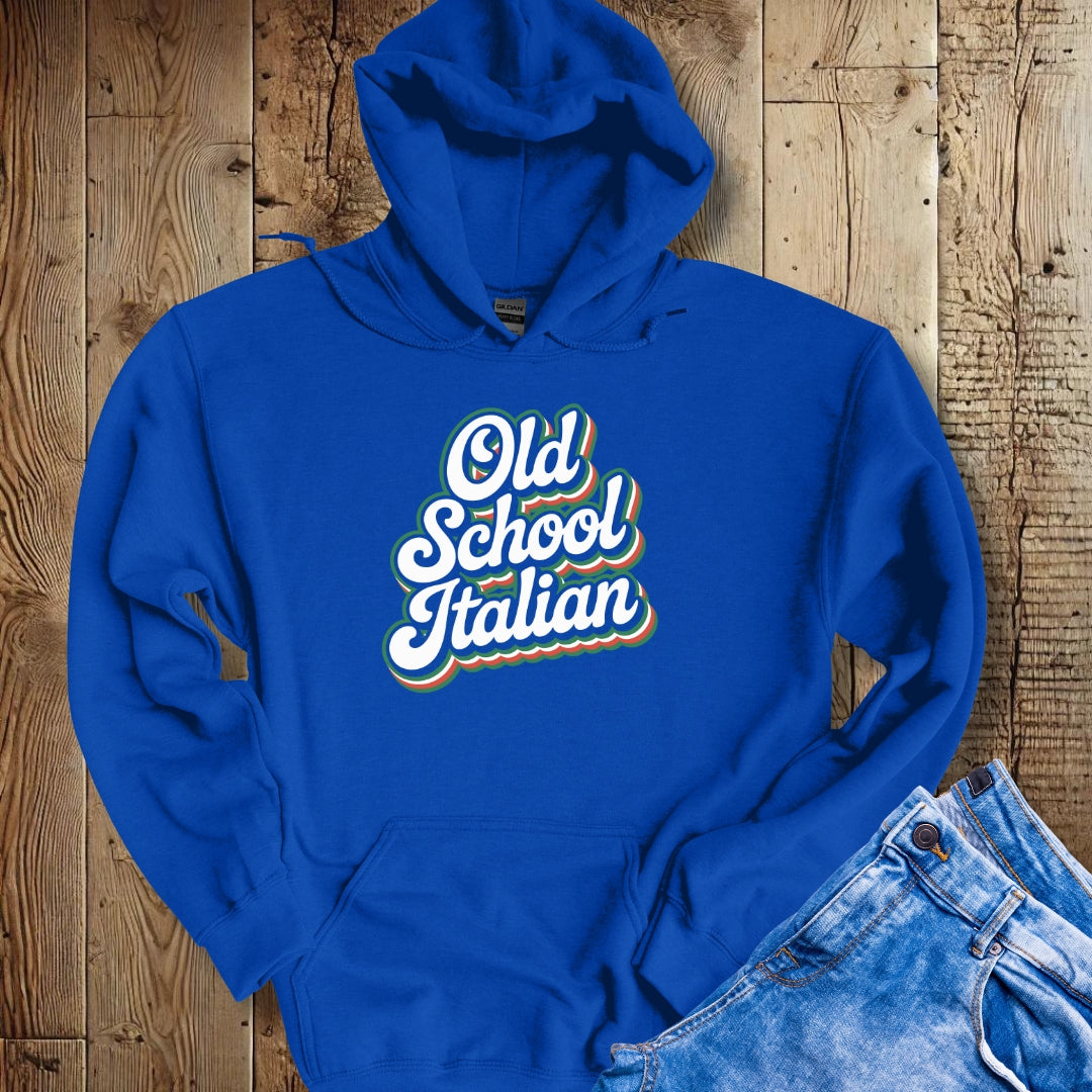 Retro Old School Italian Hoodie Sweatshirt