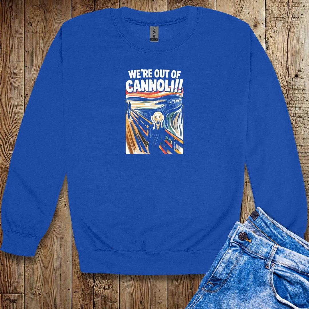 The Scream We're Out of Cannoli Unisex Sweatshirt