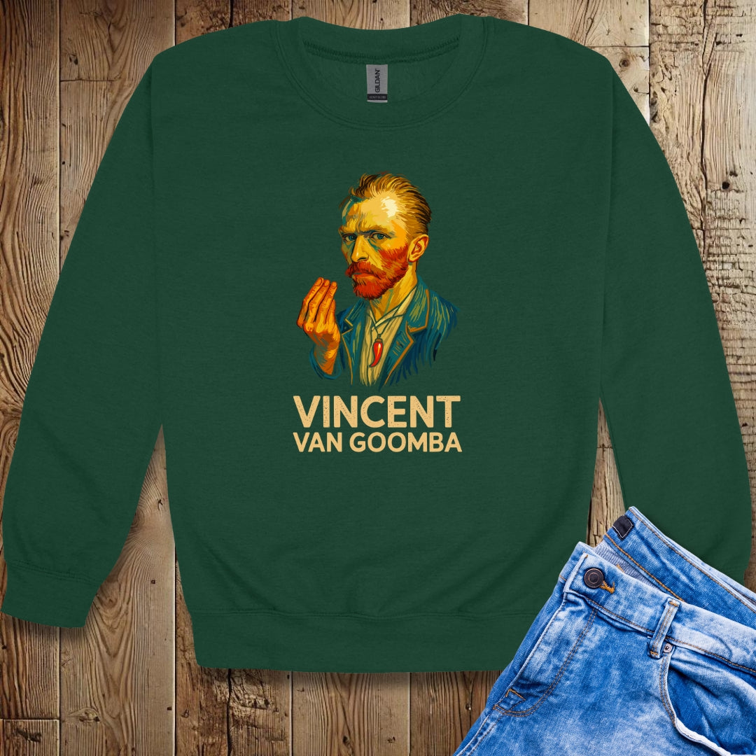 Vincent Van Goomba Hand Gesture Cornicello Unisex Sweatshirt
