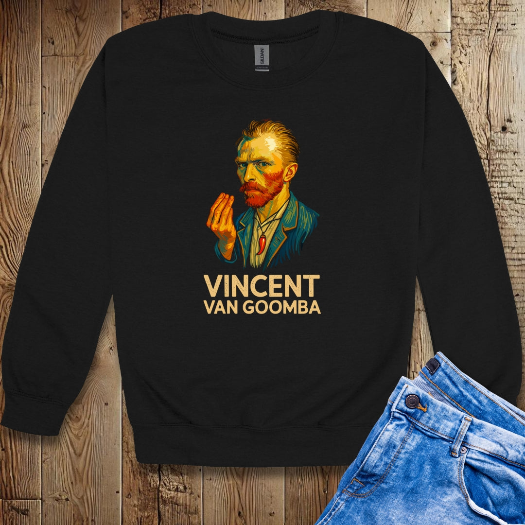 Vincent Van Goomba Hand Gesture Cornicello Unisex Sweatshirt