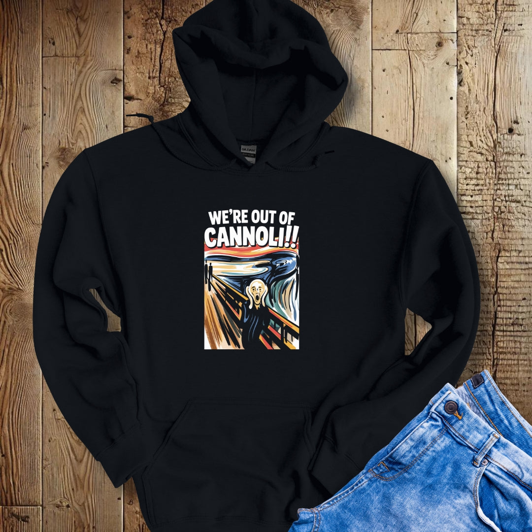 The Scream We're Out of Cannoli Hoodie Sweatshirt