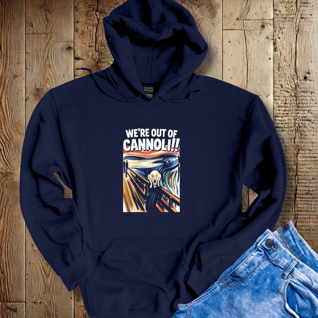 The Scream We're Out of Cannoli Hoodie Sweatshirt