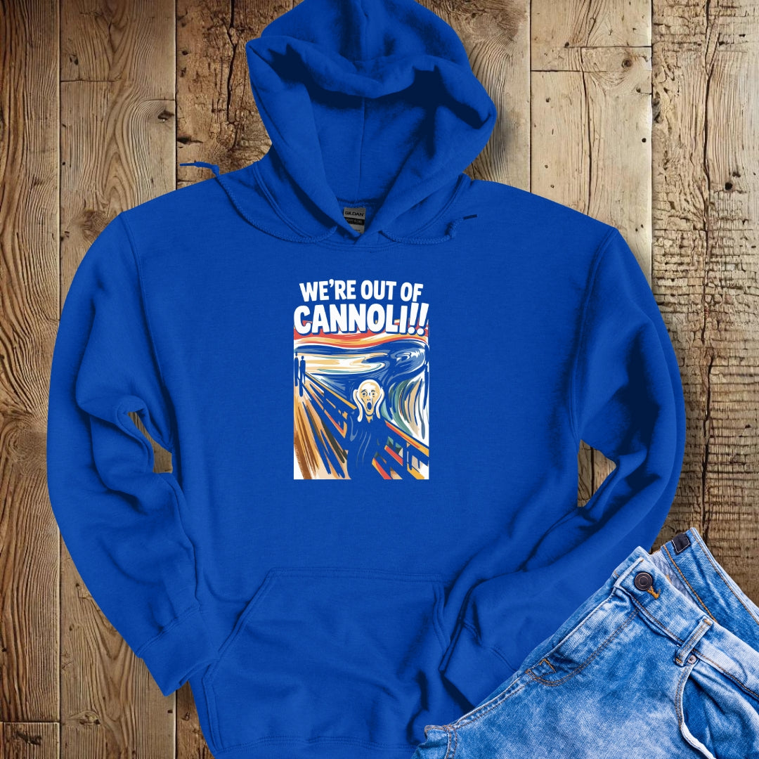 The Scream We're Out of Cannoli Hoodie Sweatshirt