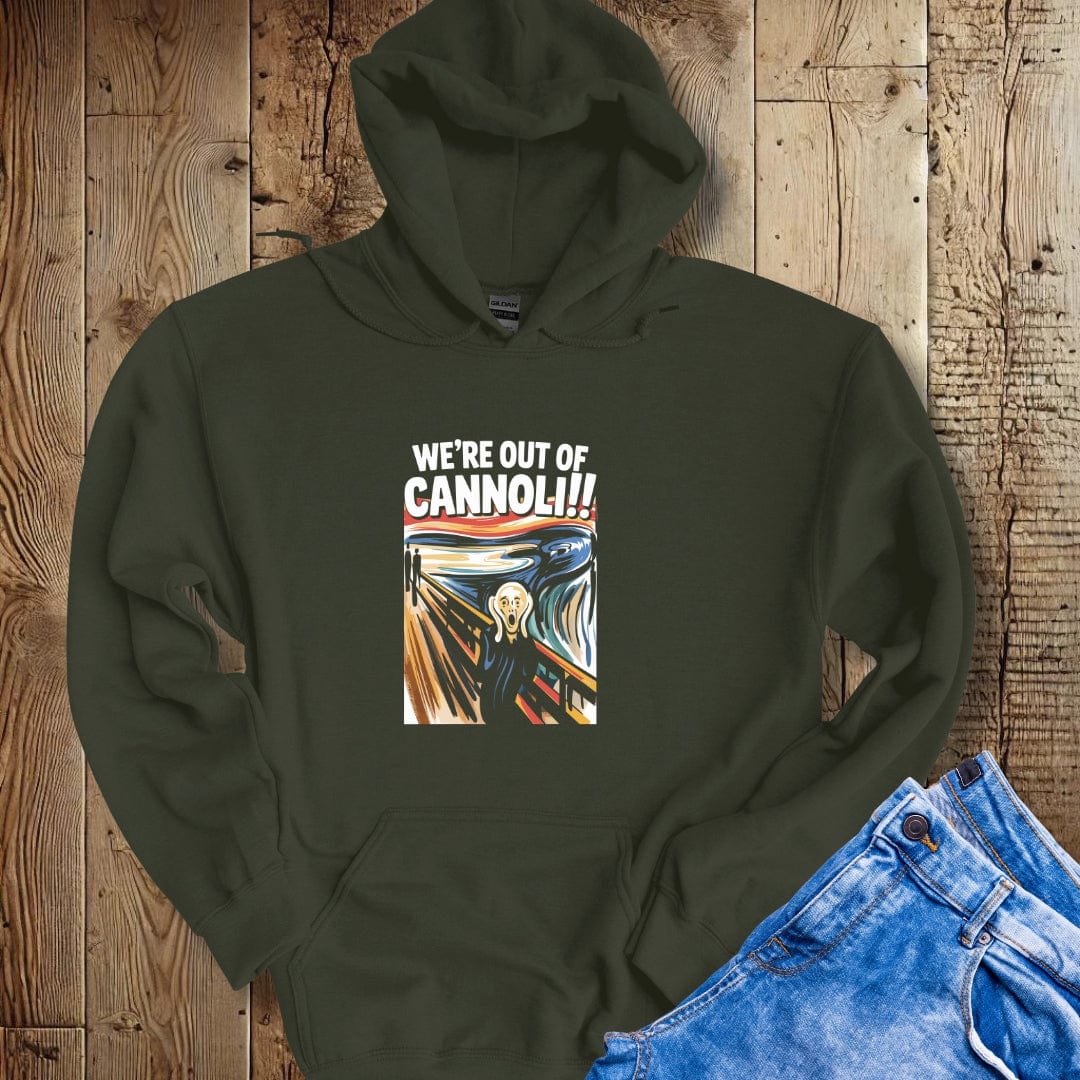 The Scream We're Out of Cannoli Hoodie Sweatshirt