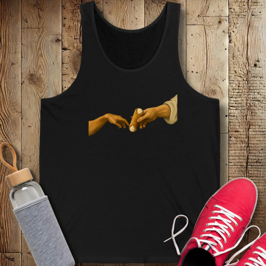 Creation of Adam Cannoli Unisex Jersey Tank