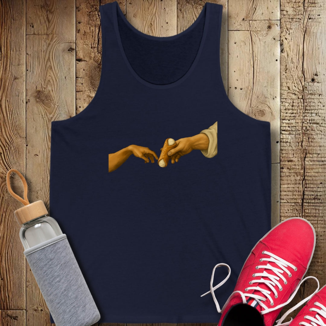 Creation of Adam Cannoli Unisex Jersey Tank