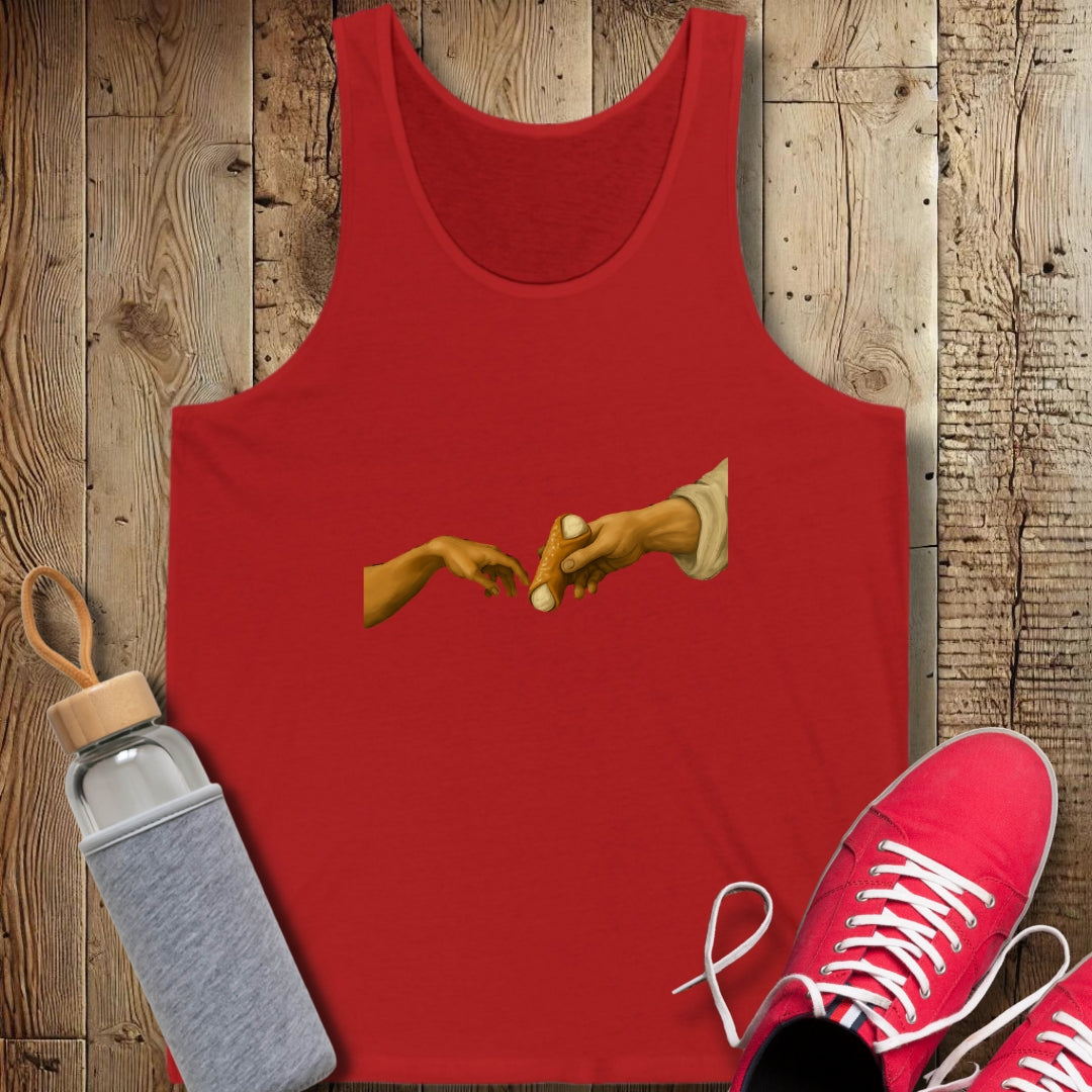 Creation of Adam Cannoli Unisex Jersey Tank