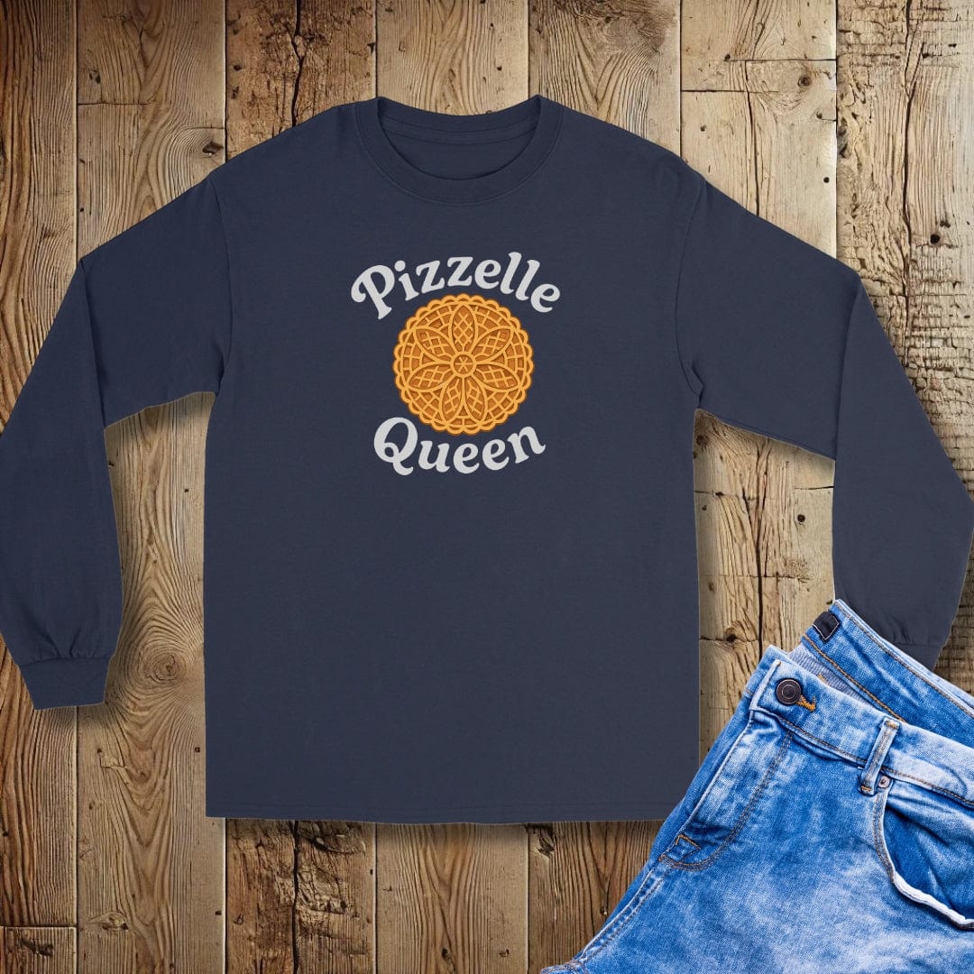 Pizzelle Queen Unisex Long Sleeve Tee