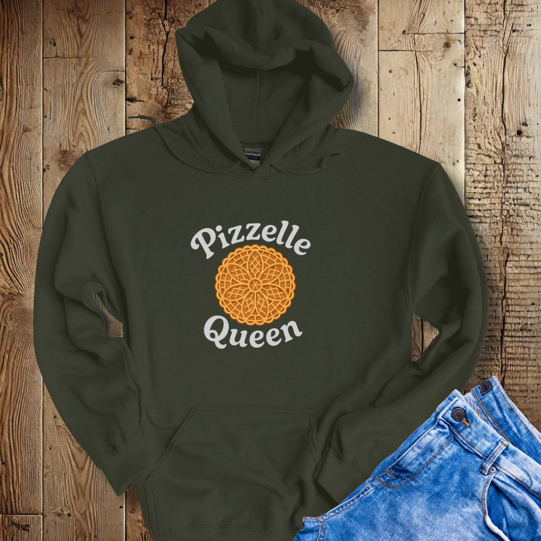 Pizzelle Queen Hoodie Sweatshirt