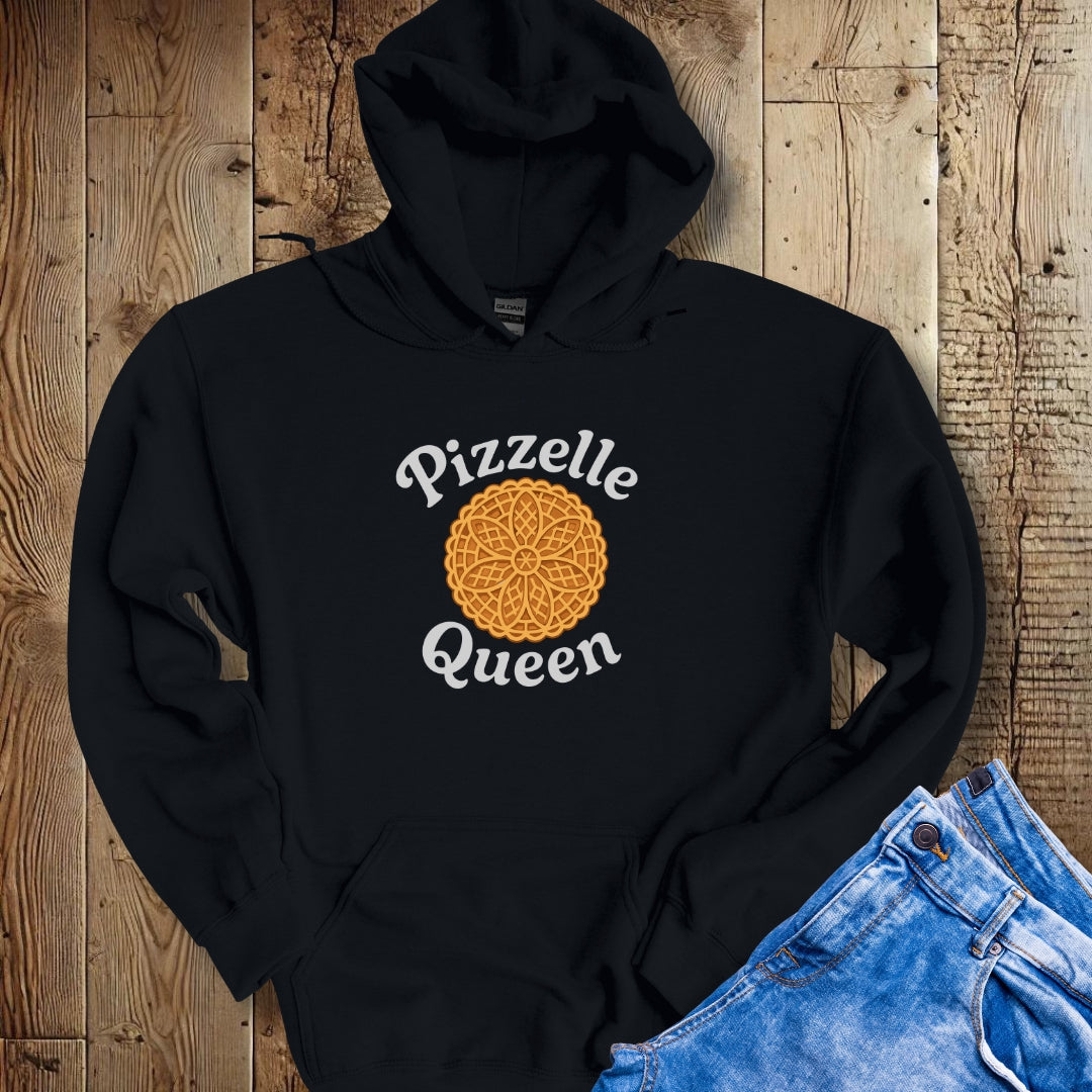 Pizzelle Queen Hoodie Sweatshirt