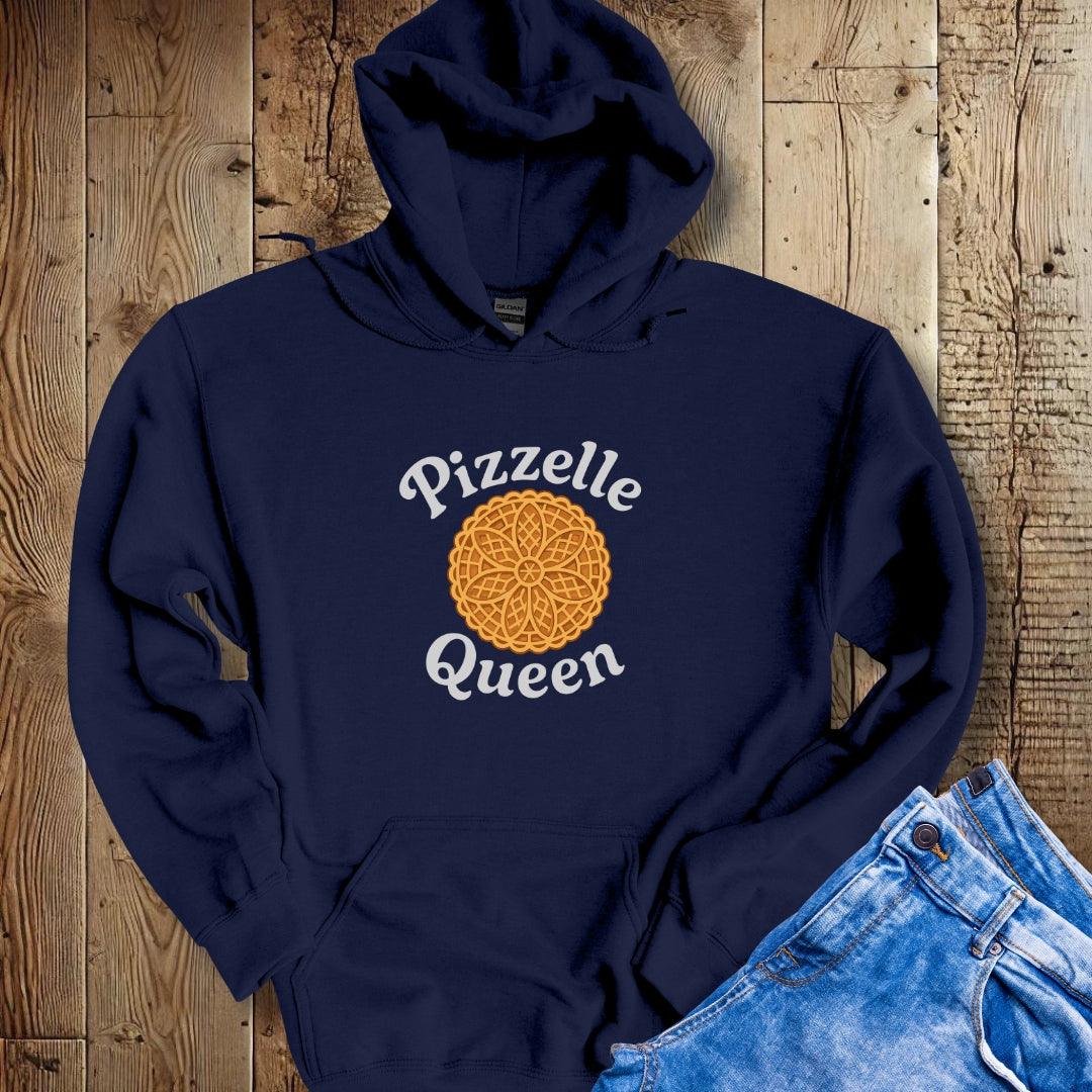 Pizzelle Queen Hoodie Sweatshirt