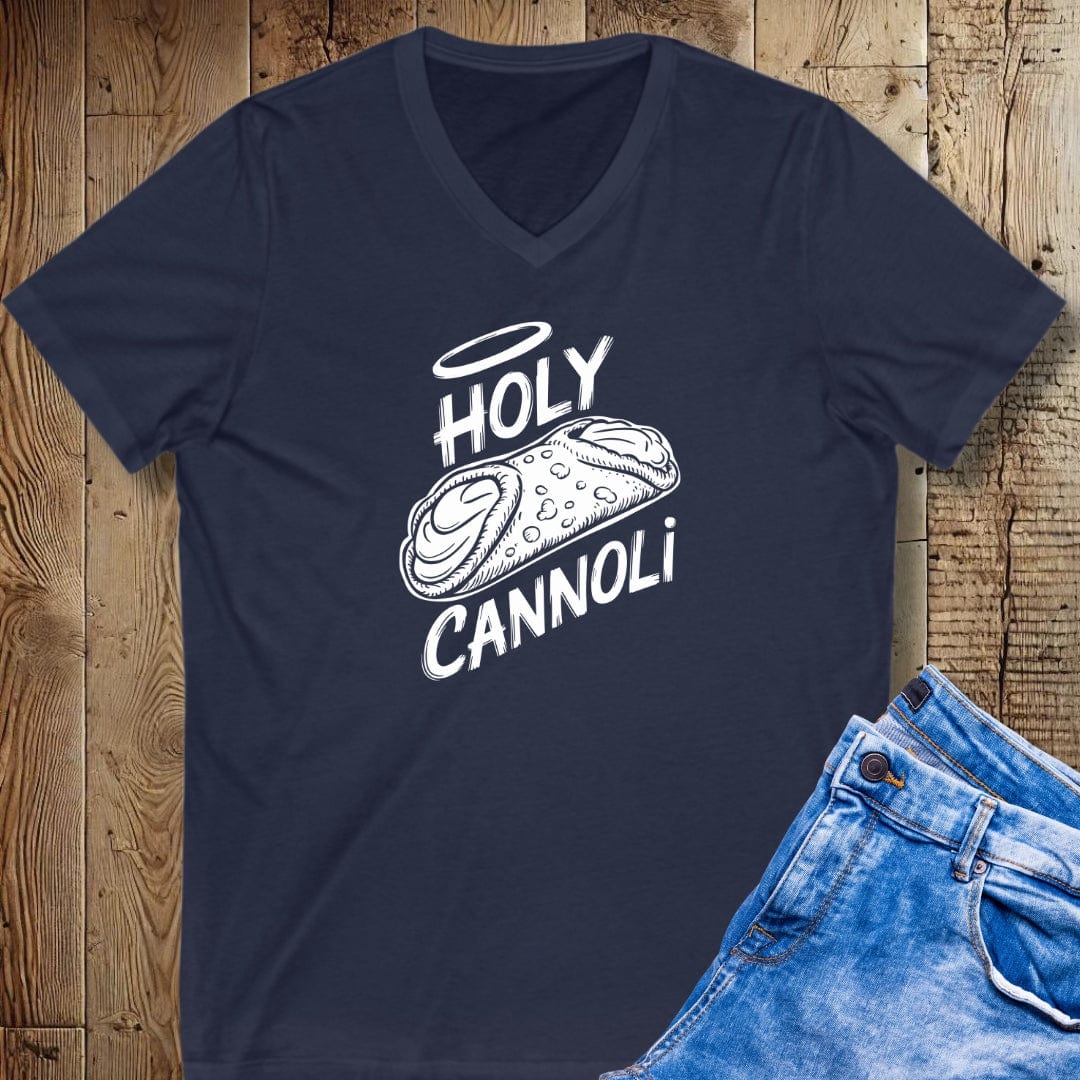 Holy Cannoli Short Sleeve V-Neck Tee