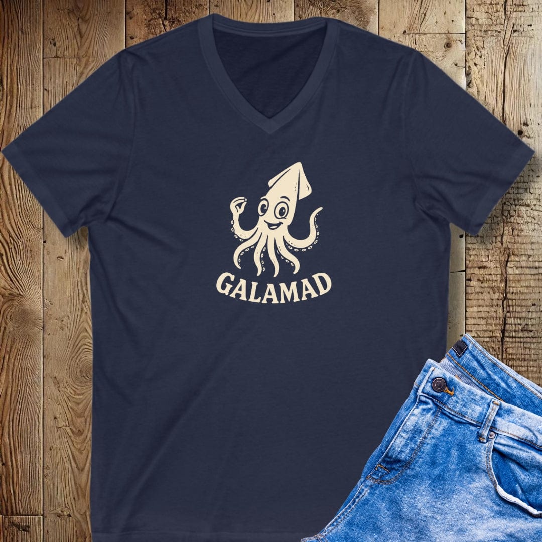 Galamad Calamari Short Sleeve V-Neck Tee