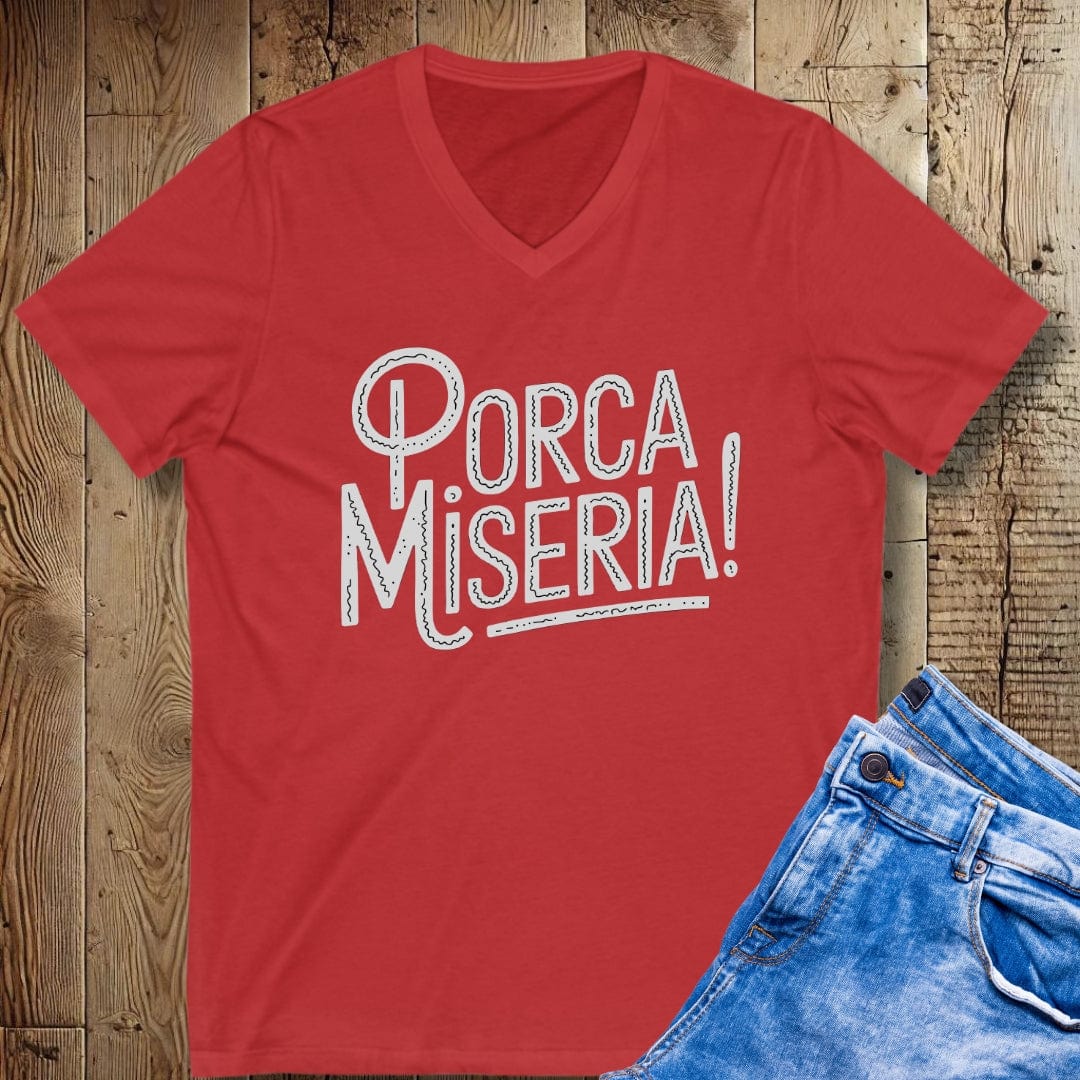 Porca Miseria Short Sleeve V-Neck Tee