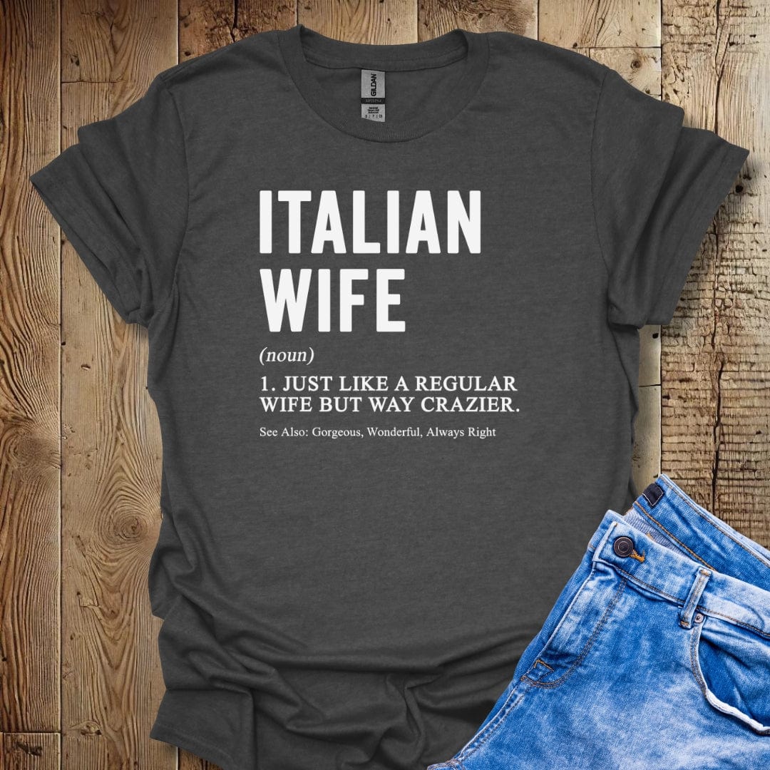 Italian Wife Definition Lightweight Unisex T-shirt