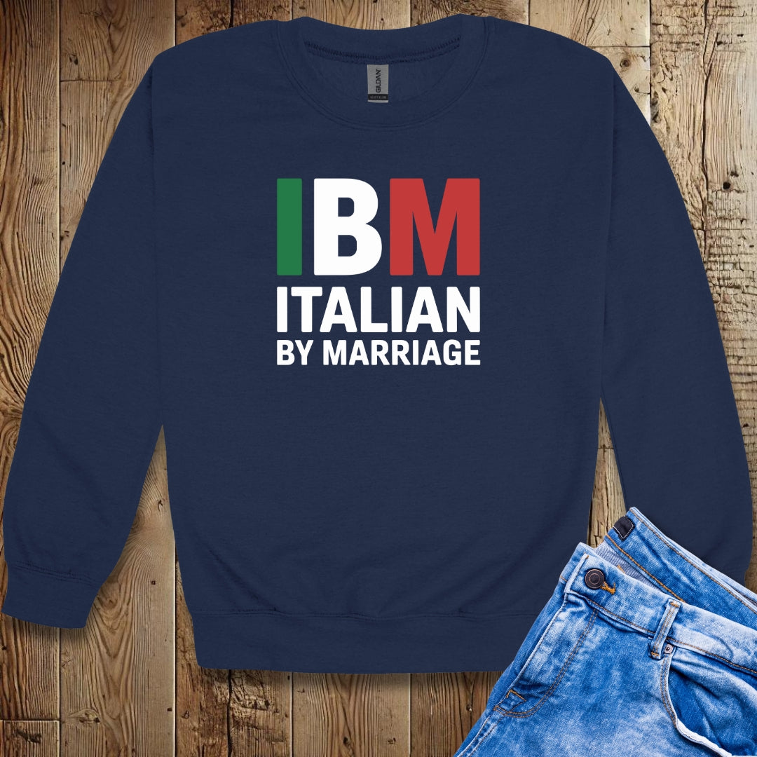IBM Italian By Marriage Unisex Crewneck Sweatshirt