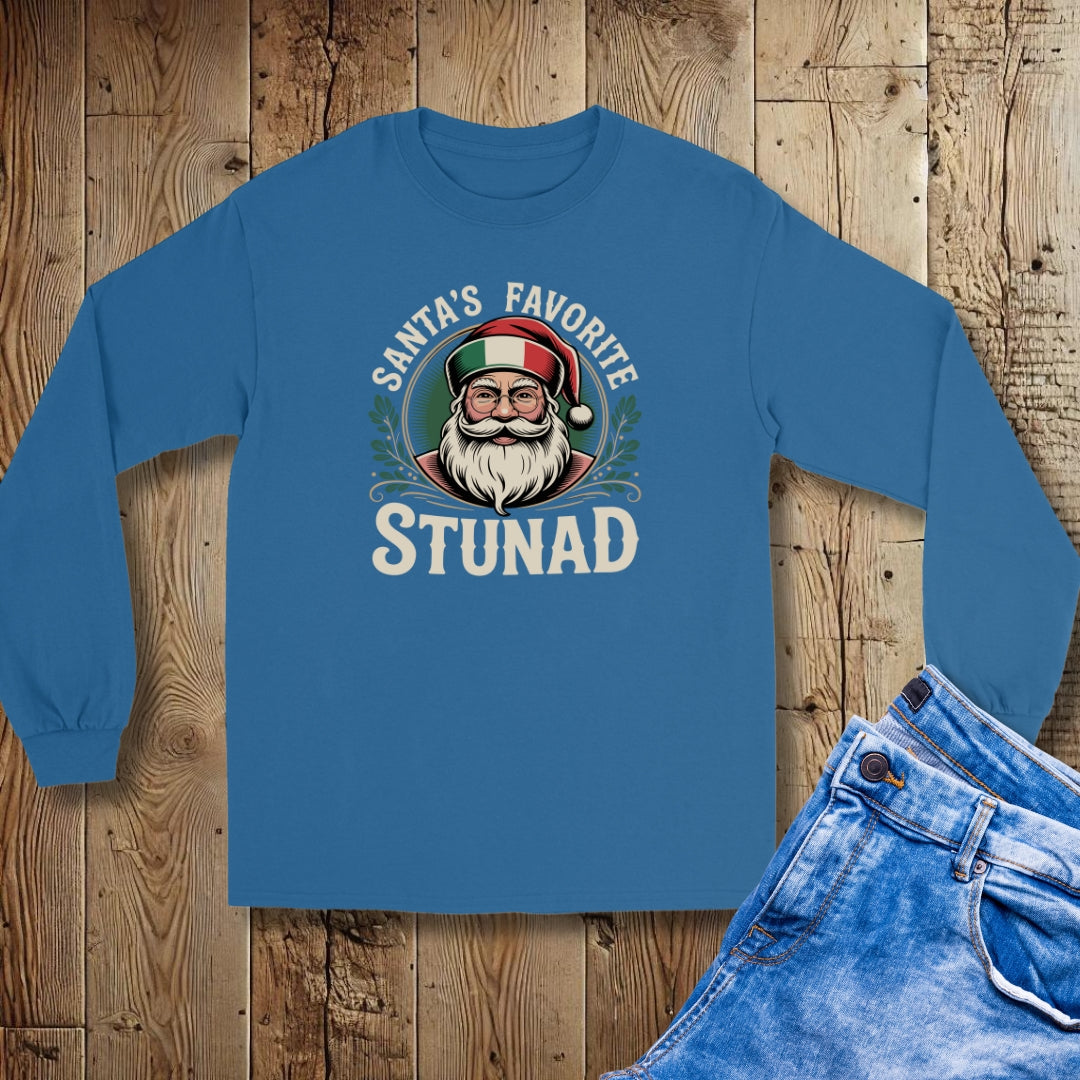 Santa's Favorite Stunad Unisex Long Sleeve Tee