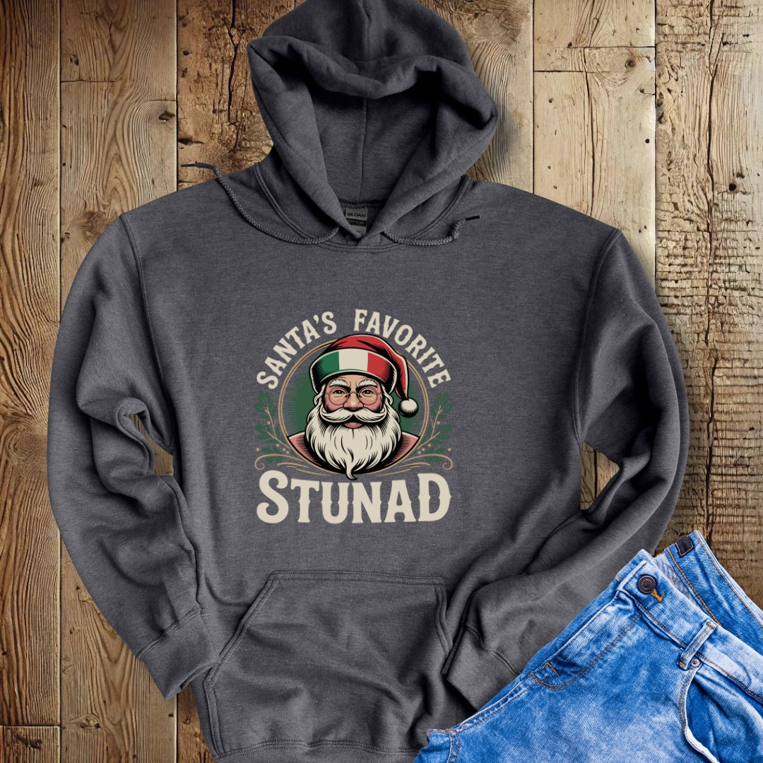 Santa's Favorite Stunad Hoodie Sweatshirt