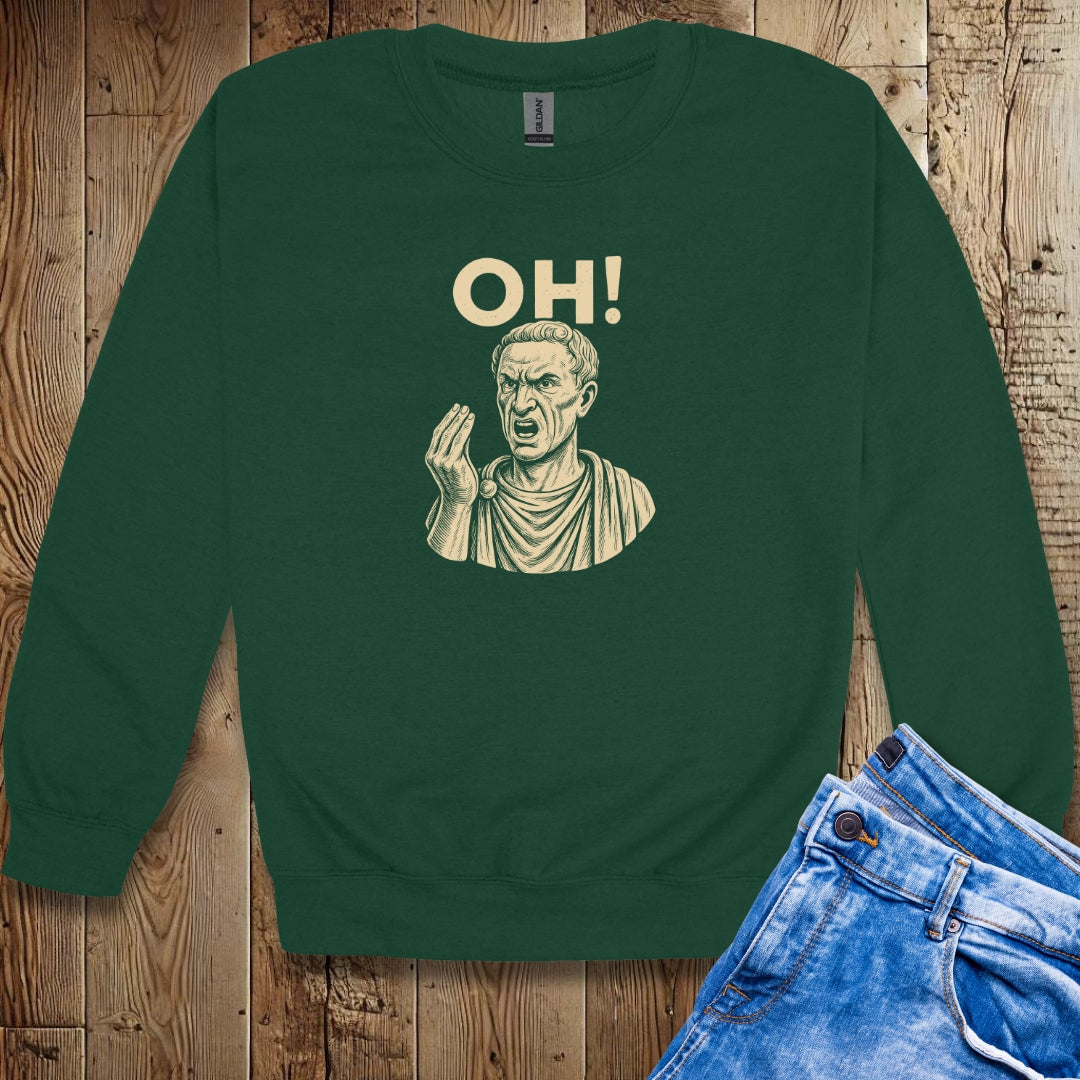 Julius Caesar Oh Hand Gesture Unisex Crewneck Sweatshirt