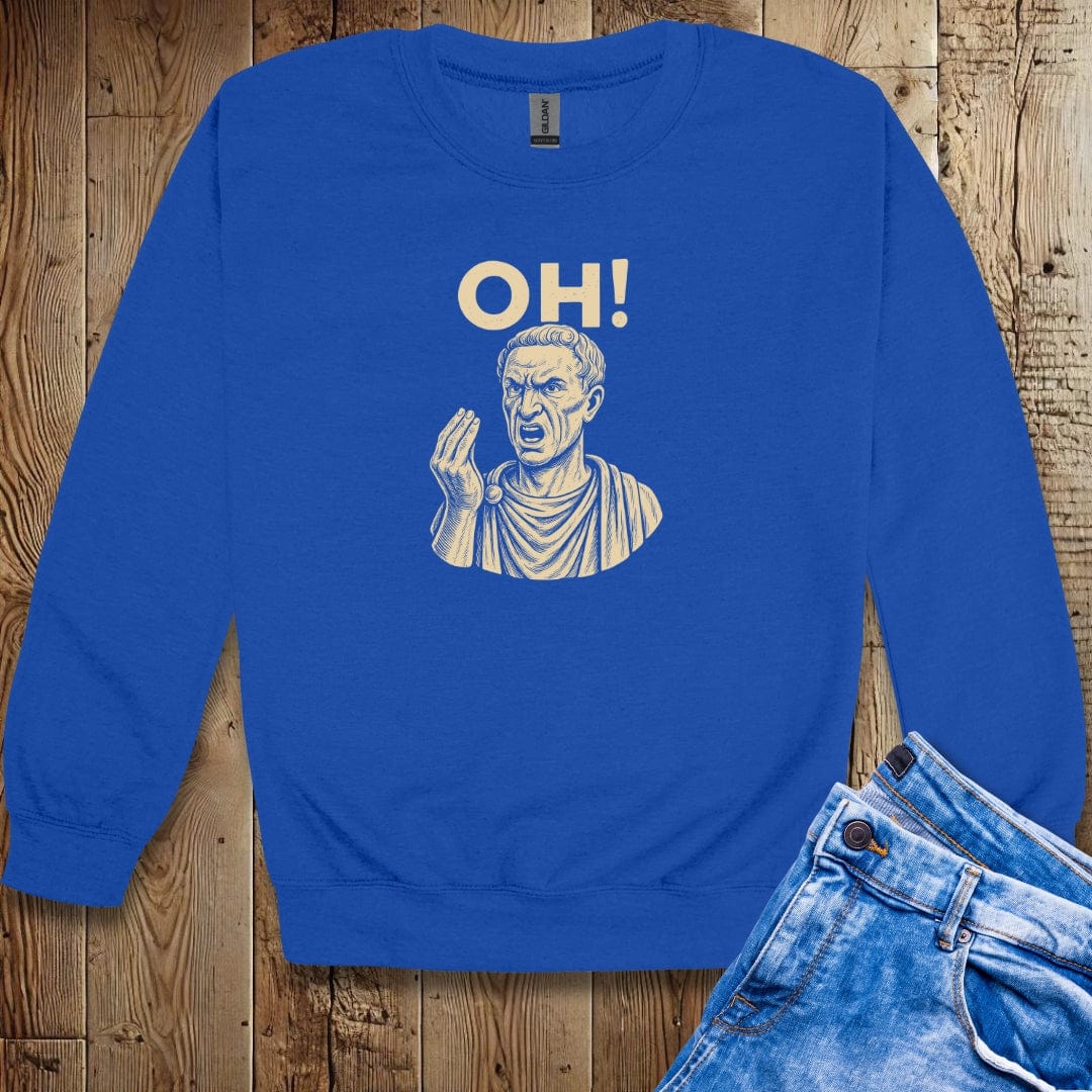 Julius Caesar Oh Hand Gesture Unisex Crewneck Sweatshirt
