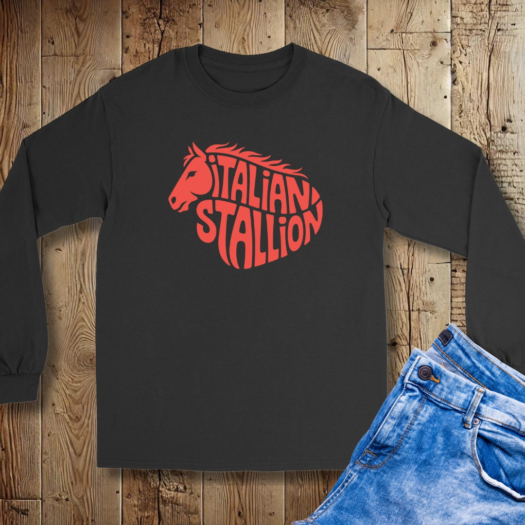 Italian Stallion Unisex Long Sleeve Tee