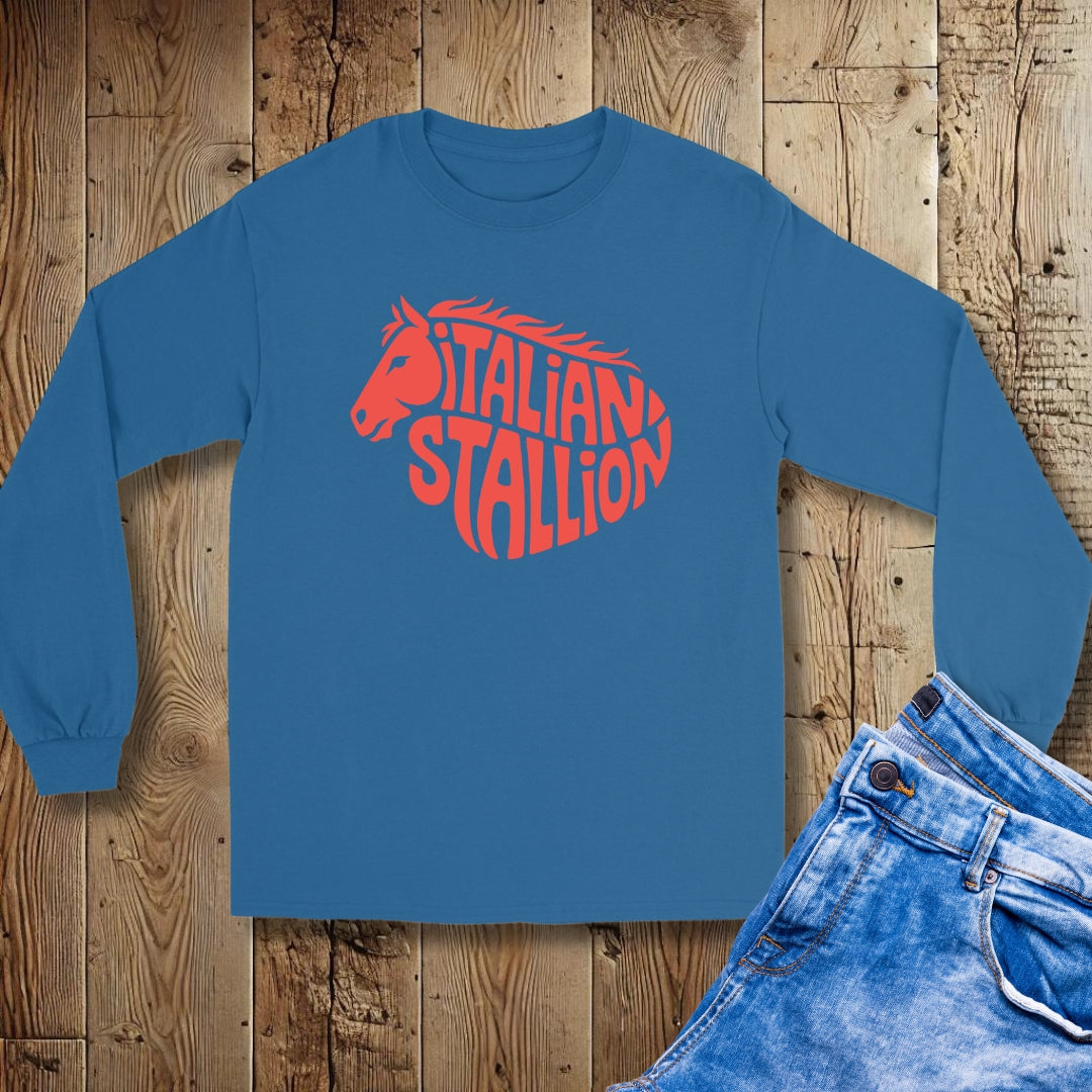 Italian Stallion Unisex Long Sleeve Tee