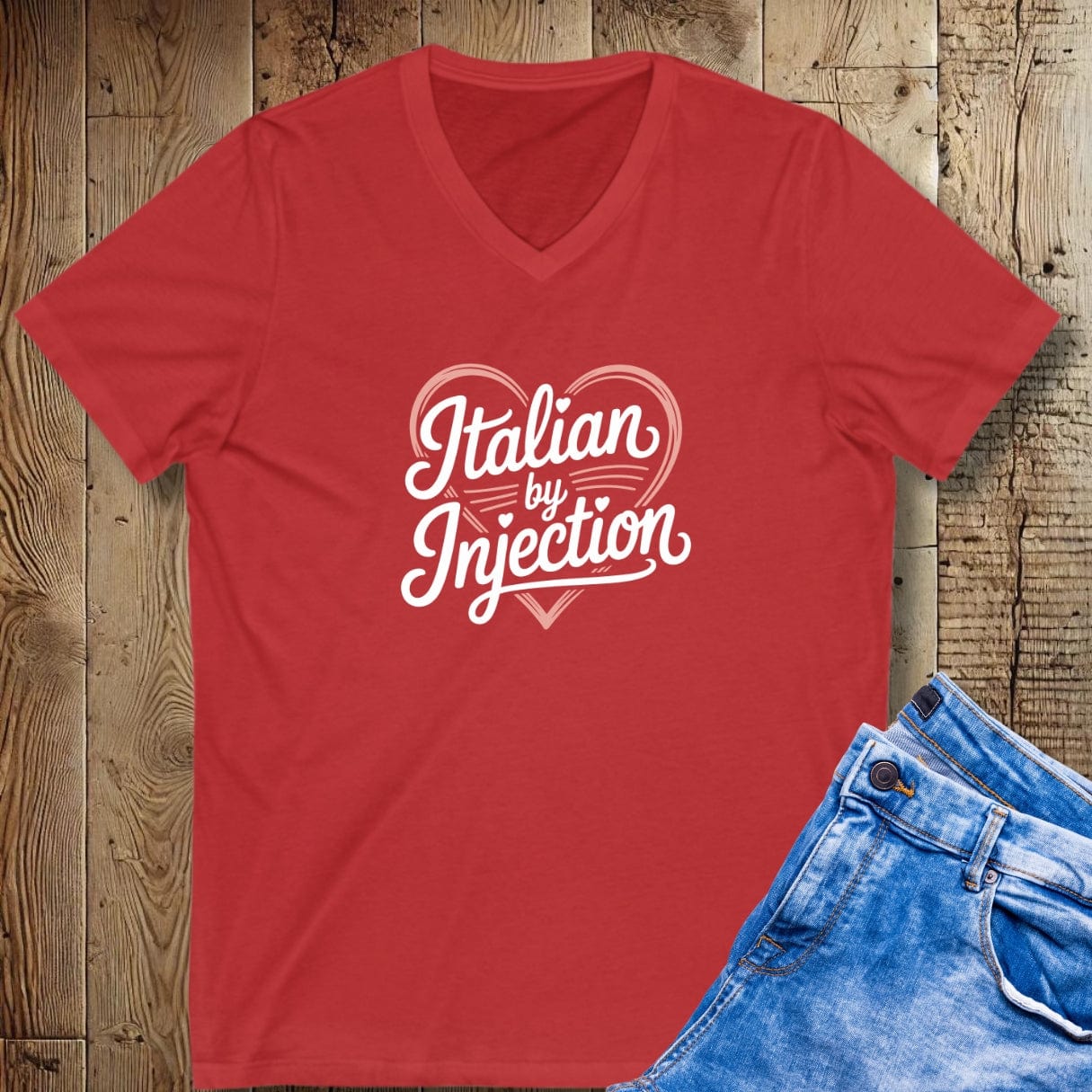 Italian by Injection V-Neck Tee