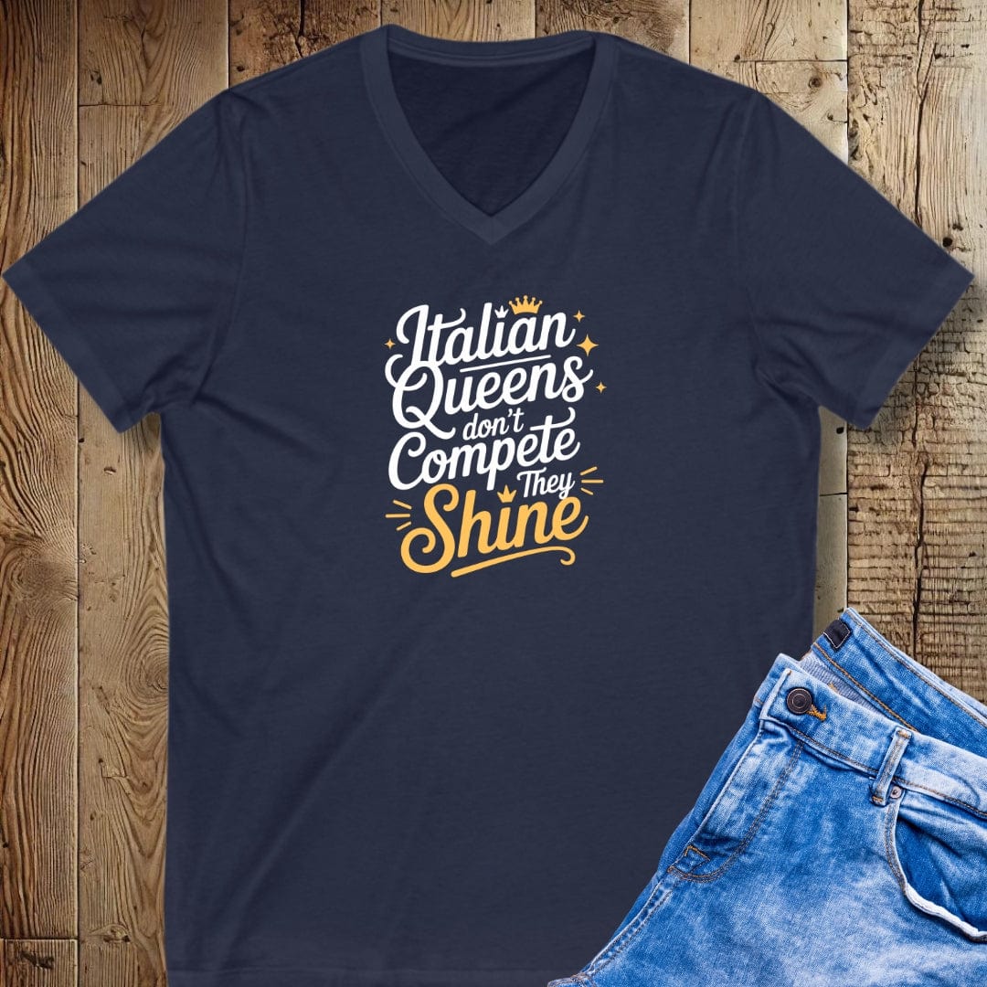 Italian Queens V-Neck Tee