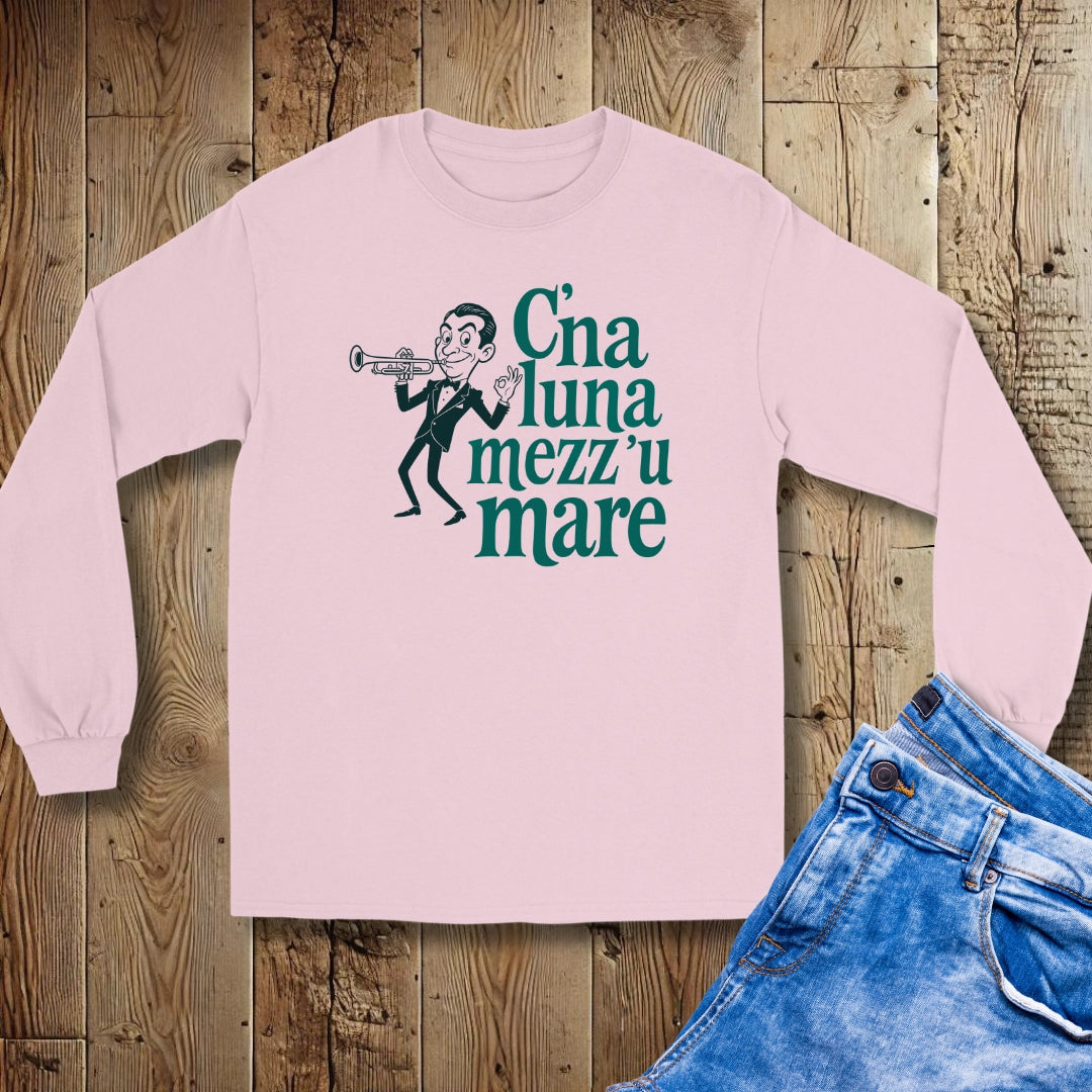 Louis Prima C'è La Luna Mezzo Mare Unisex Long Sleeve Tee