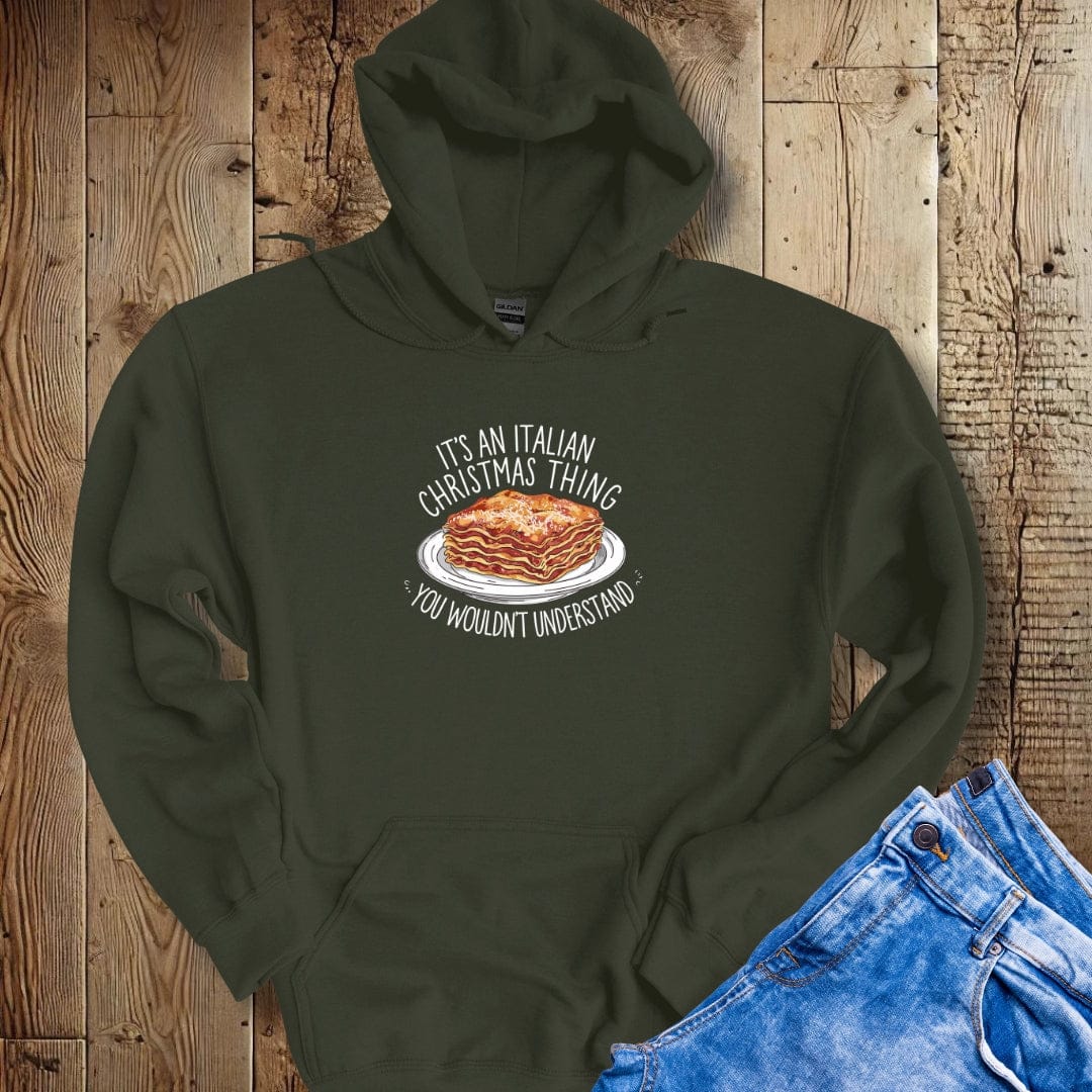 Lasagna Italian Christmas Thing Hoodie Sweatshirt
