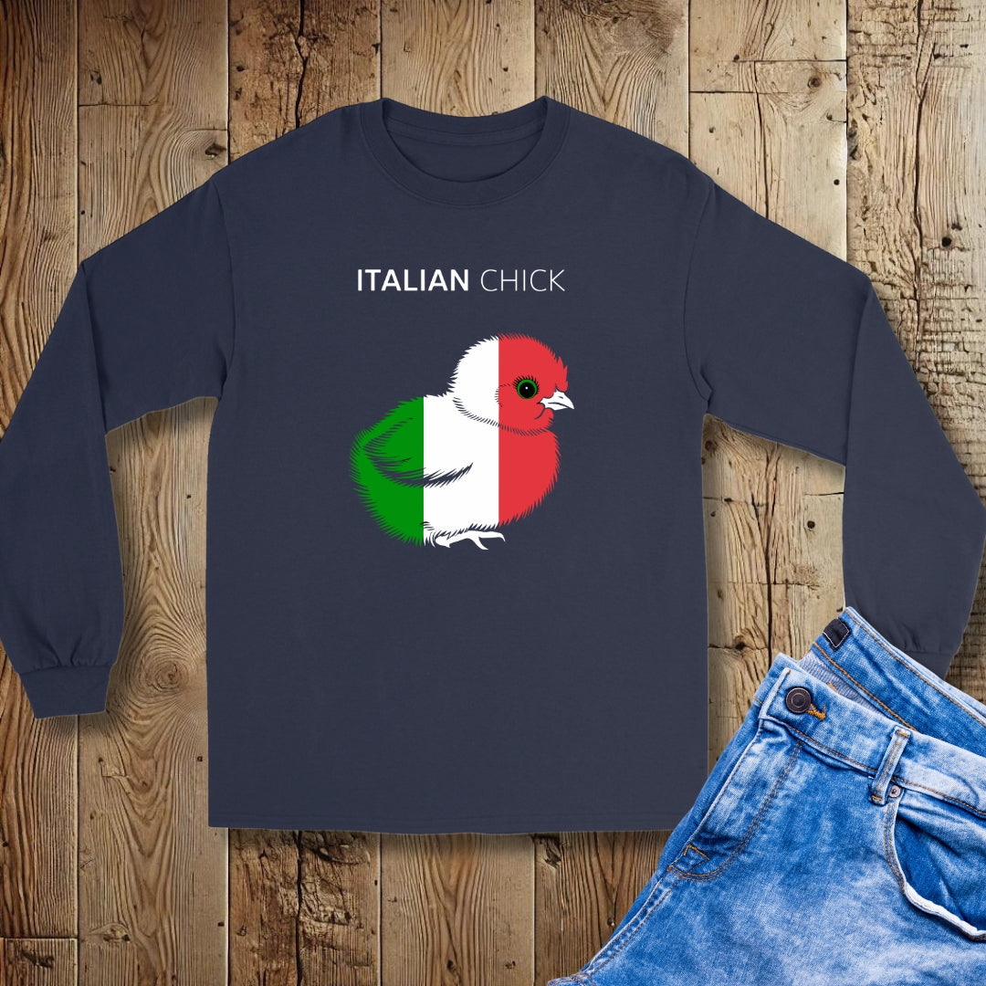 Italian Chick Unisex Long Sleeve Tee