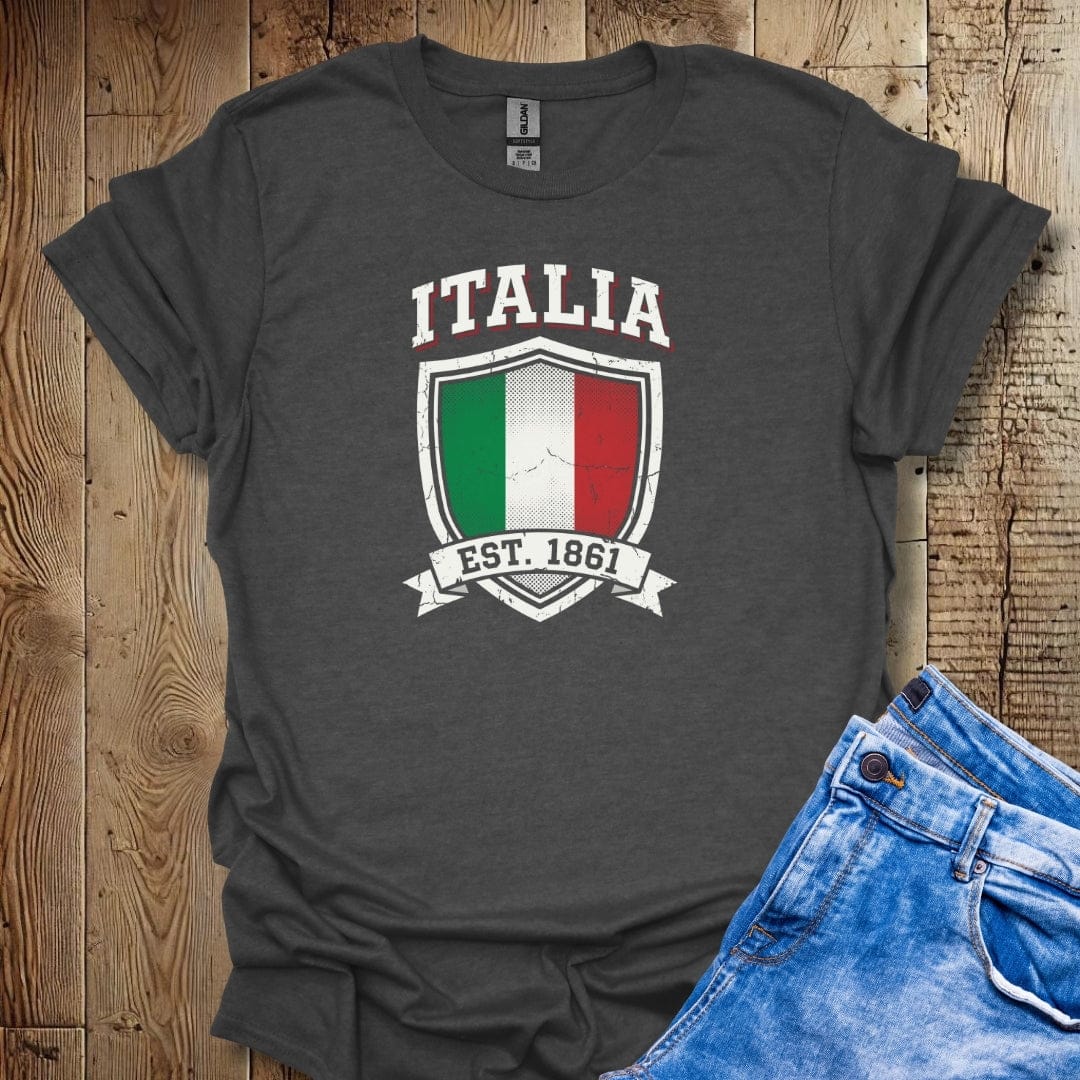 Italia Est. 1861 Badge Lightweight Unisex T-shirt