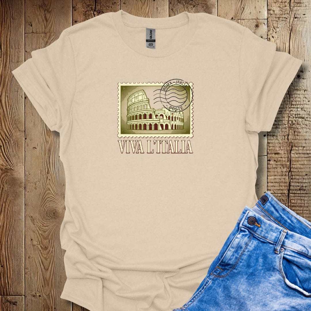 Viva L'Italia Colosseum Lightweight Unisex T-shirt