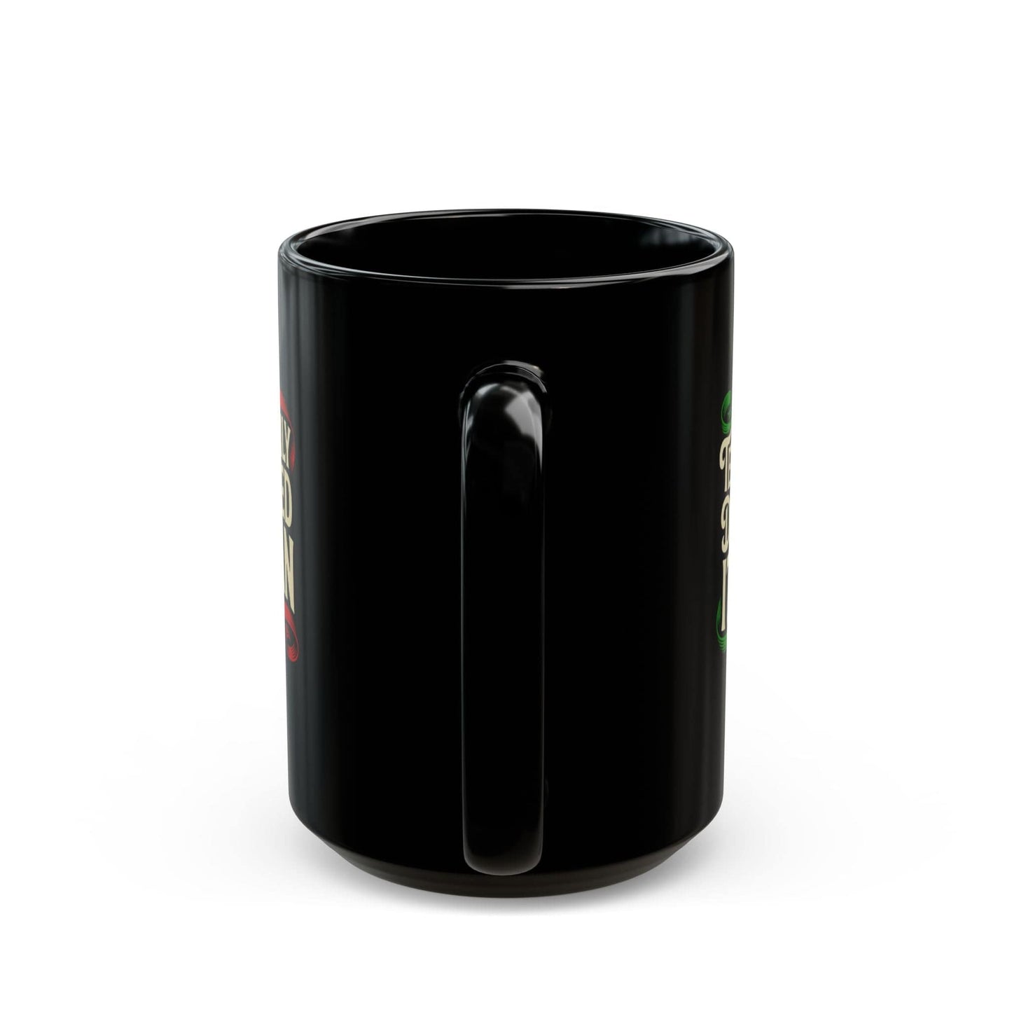 Temporarily Displaced Italian Black Mug (11oz, 15oz)