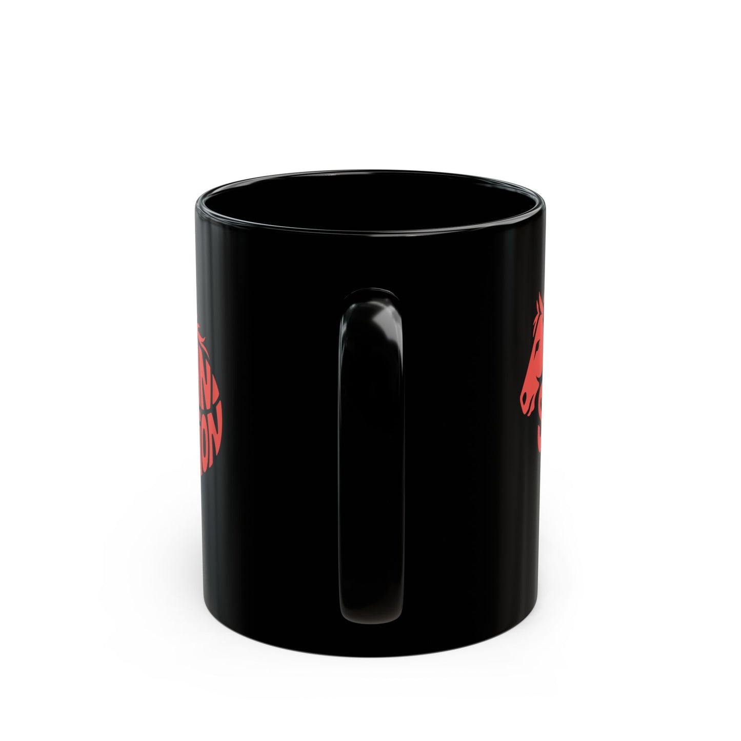 Italian Stallion Quote Black Mug (11oz, 15oz)