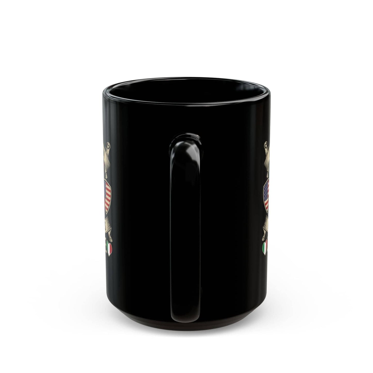 Italy Will Always Live in Me Black Mug (11oz, 15oz)